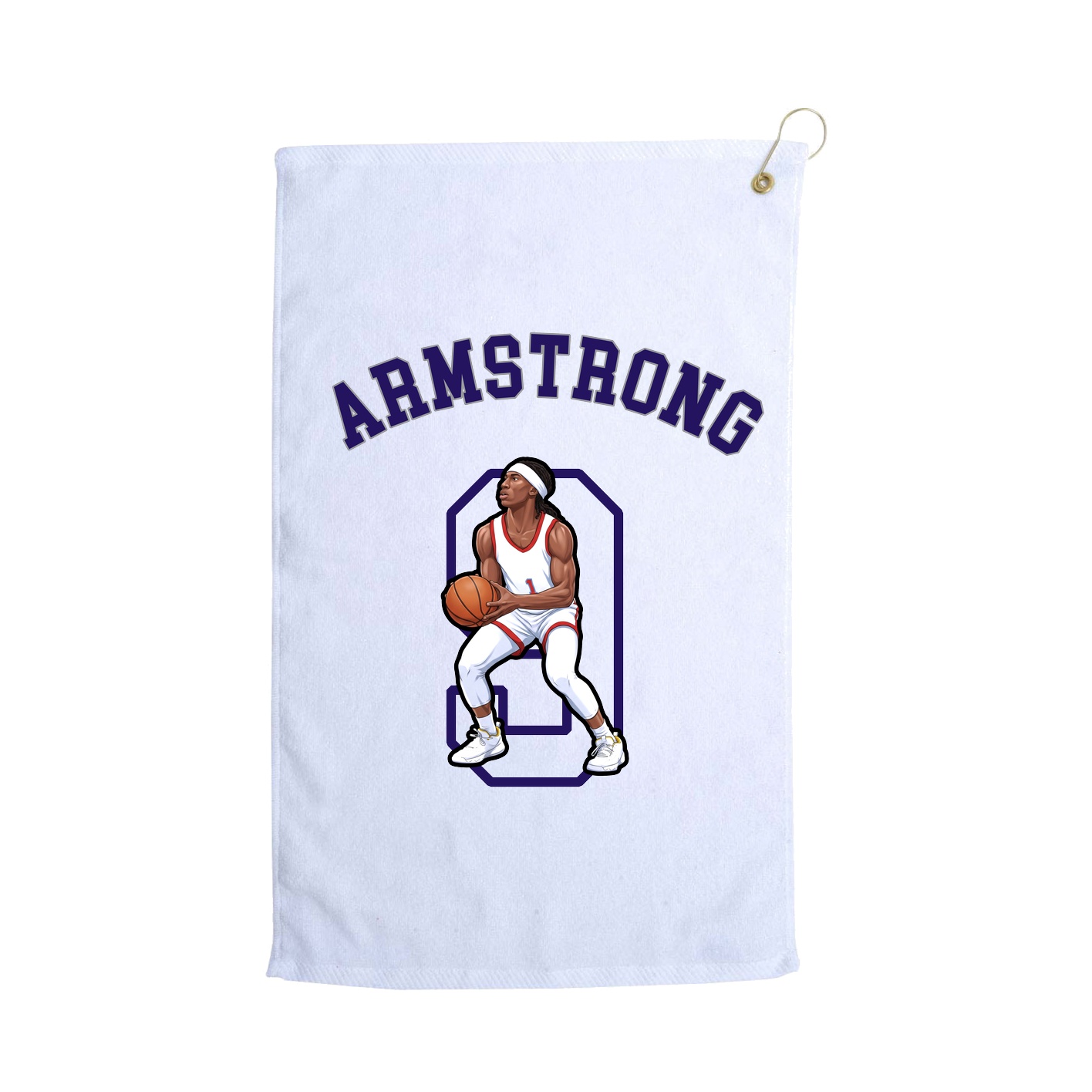 Golf Towel — Shirsey Arch in White