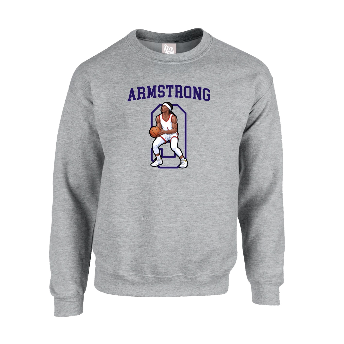 Fleece Crew — Shirsey in Grey