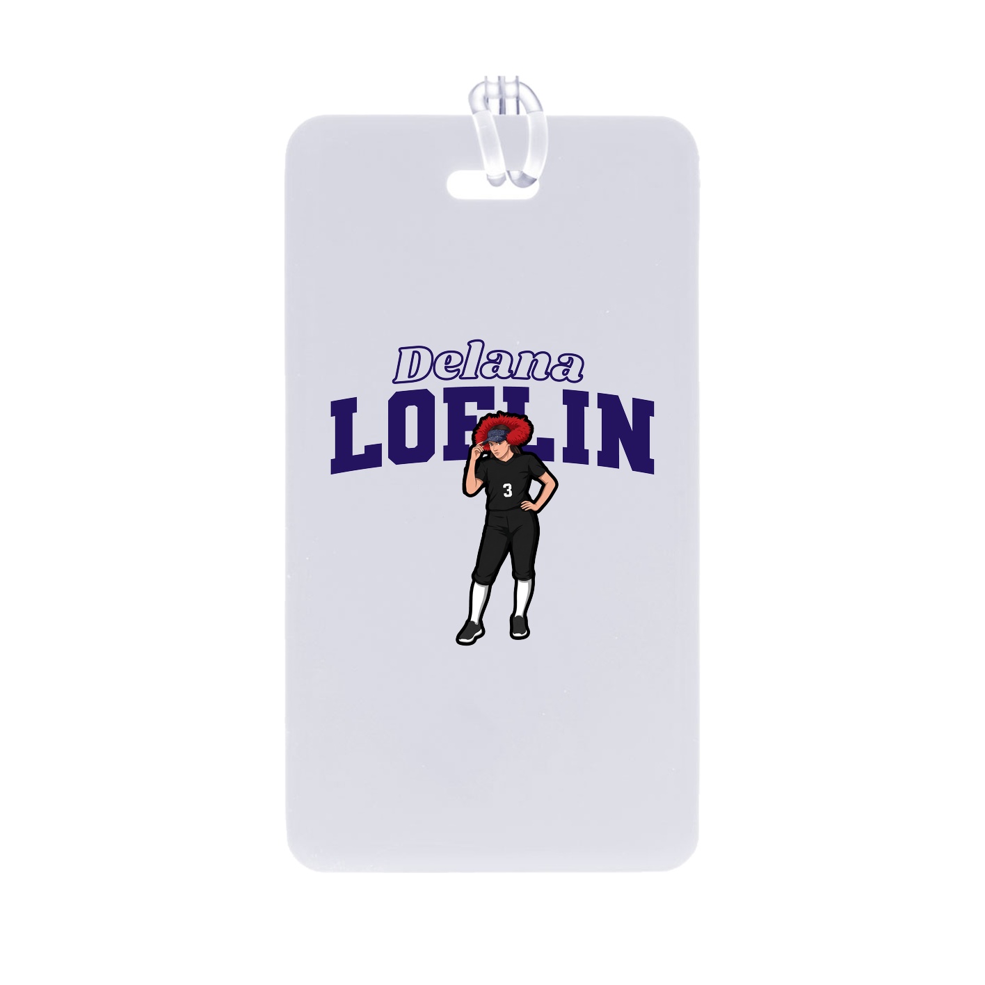 Bag Tag — Name Arch in Classic