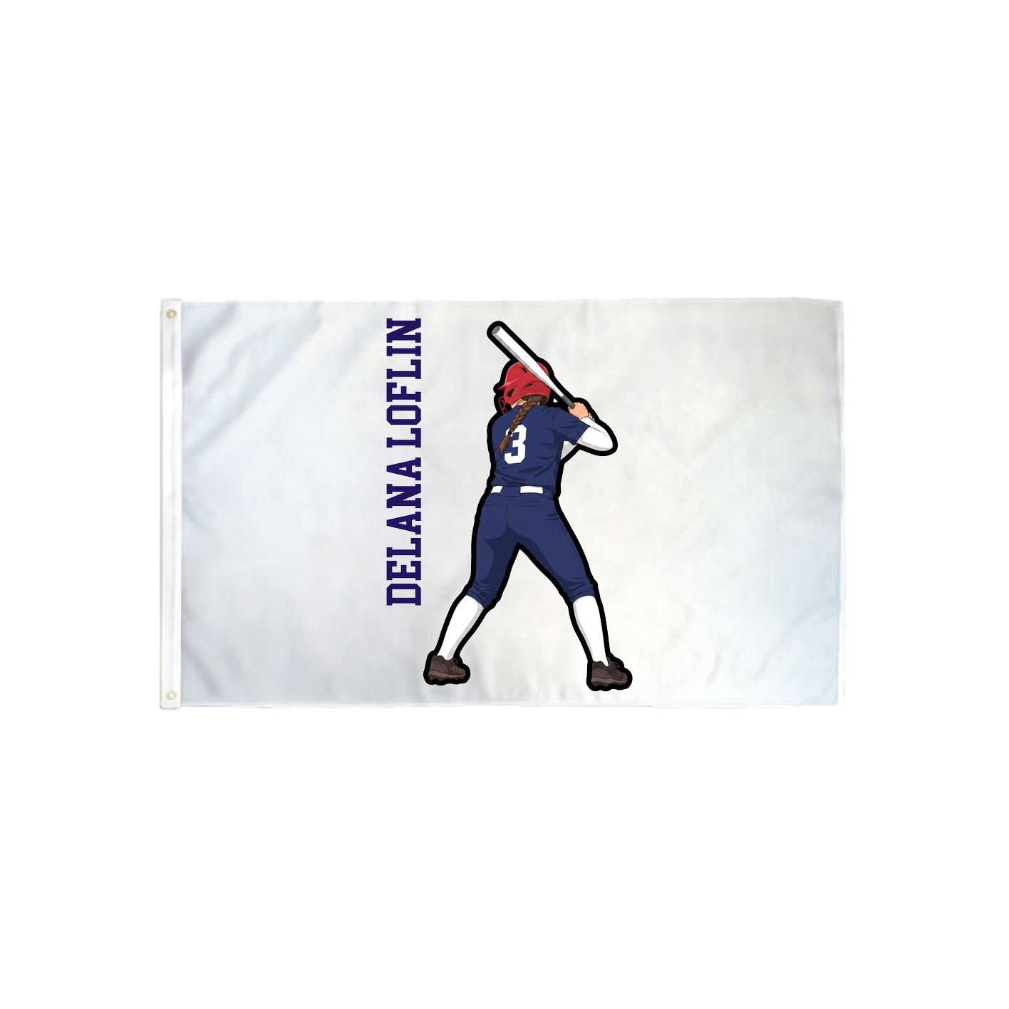 3x5 Flag — Name Vertical in Classic