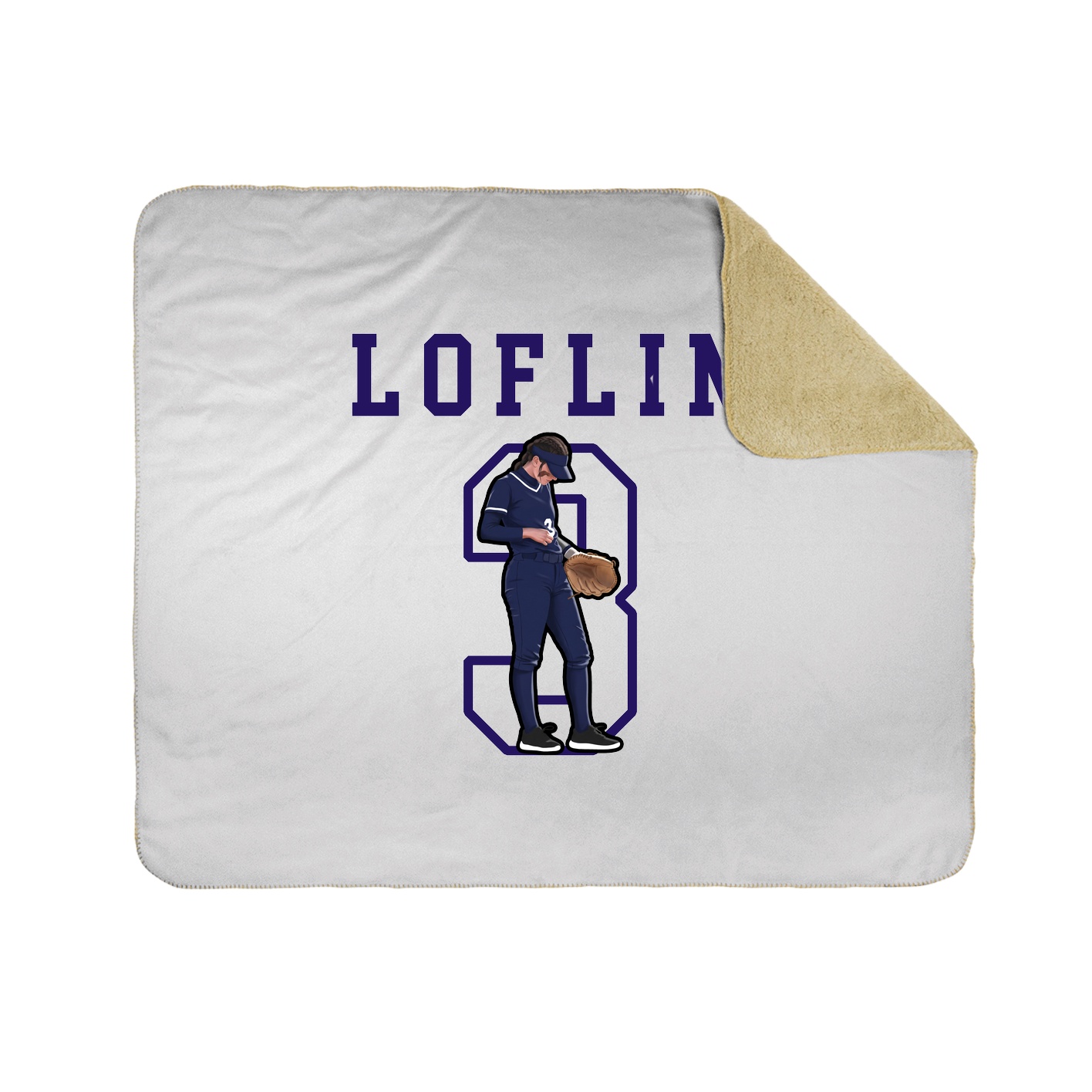 Throw Blanket — Shirsey in White