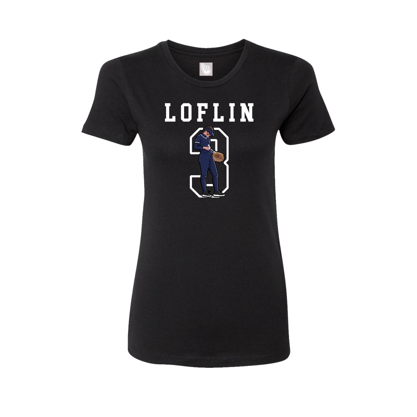 Fitted Women's Tee — Shirsey in Black
