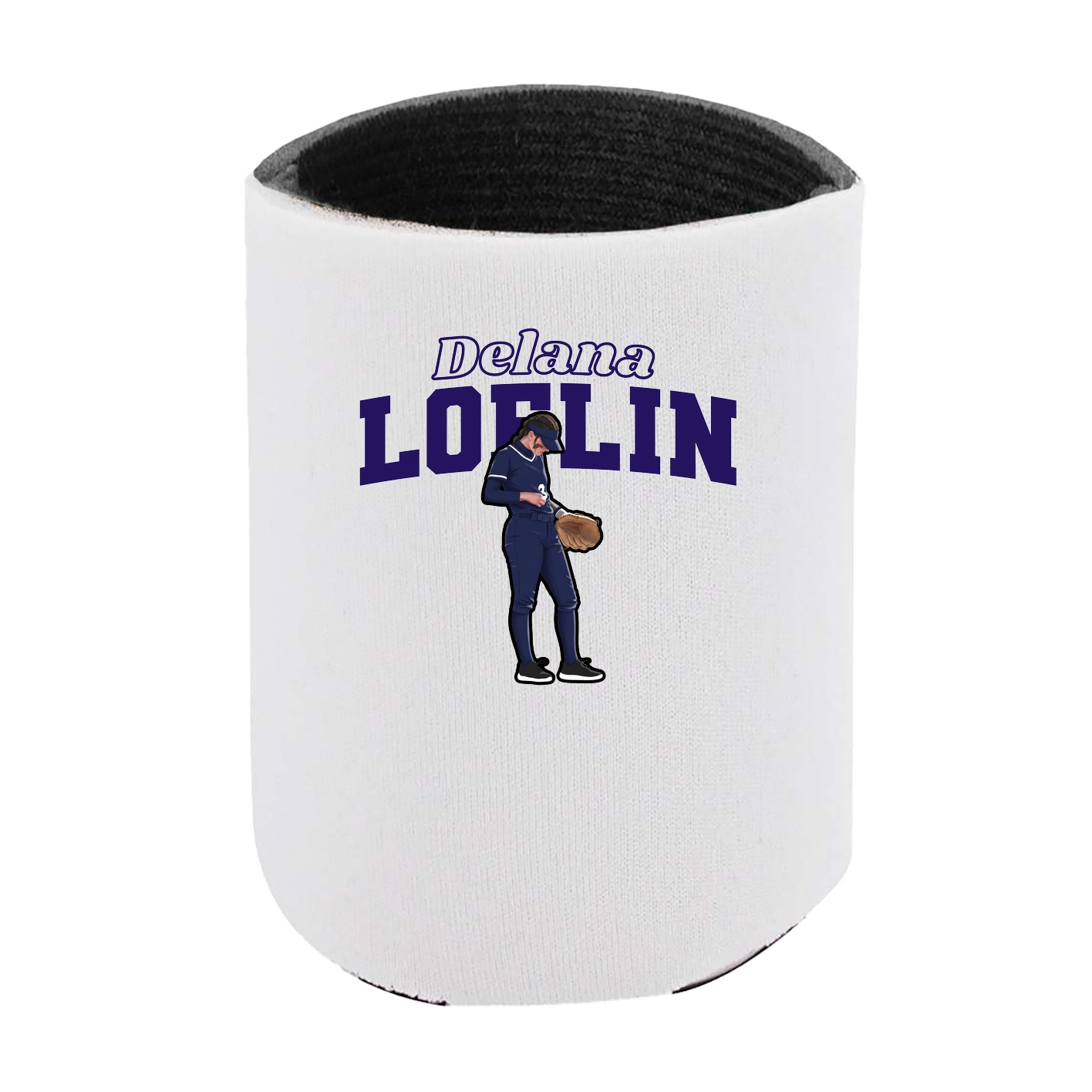Can Holder — Name Arch in White