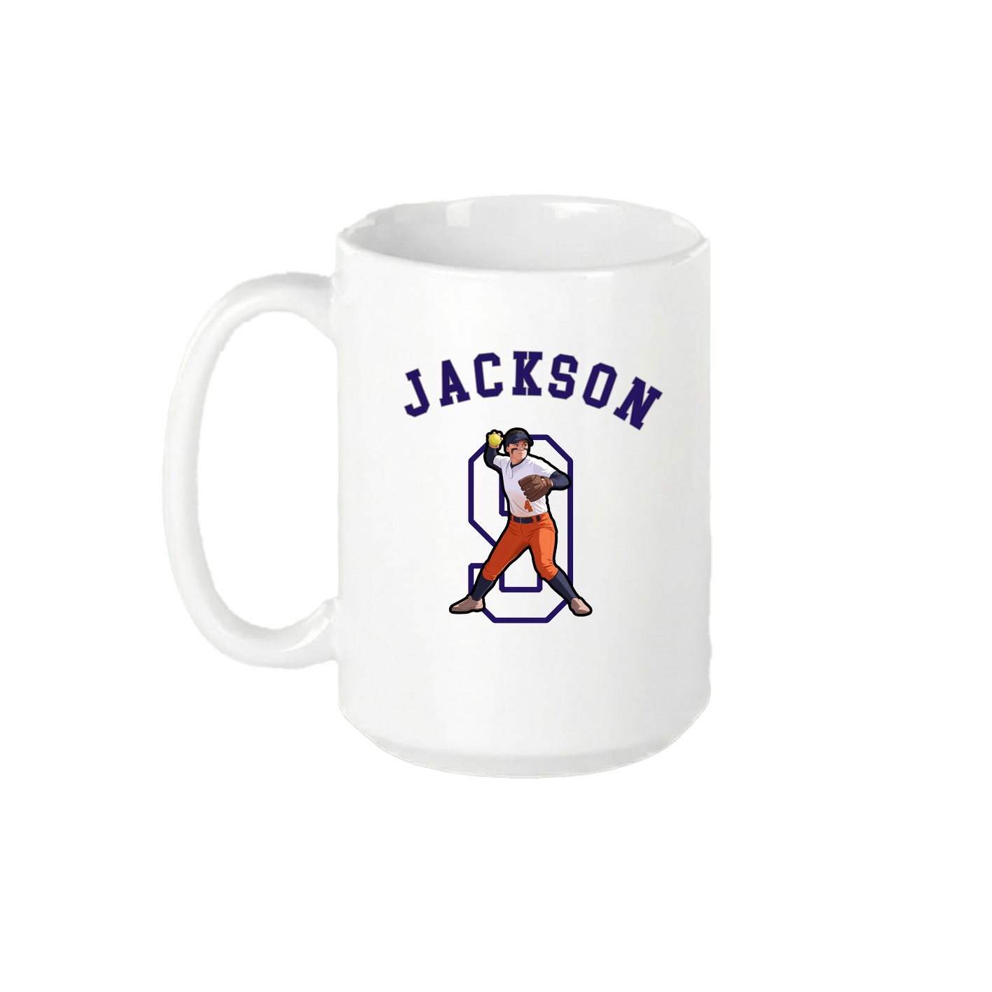 15oz Coffee Mug — Shirsey Arch in White