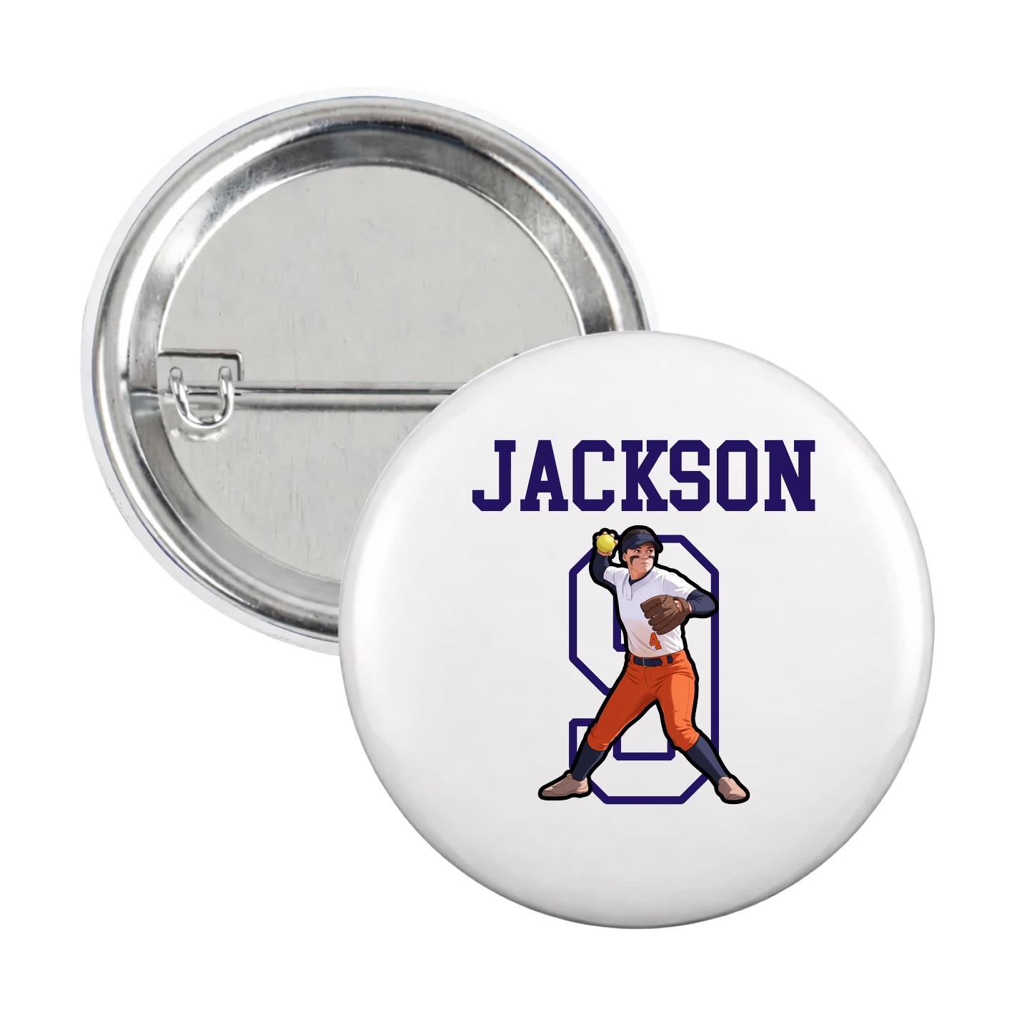 Game Day Button — Shirsey in White