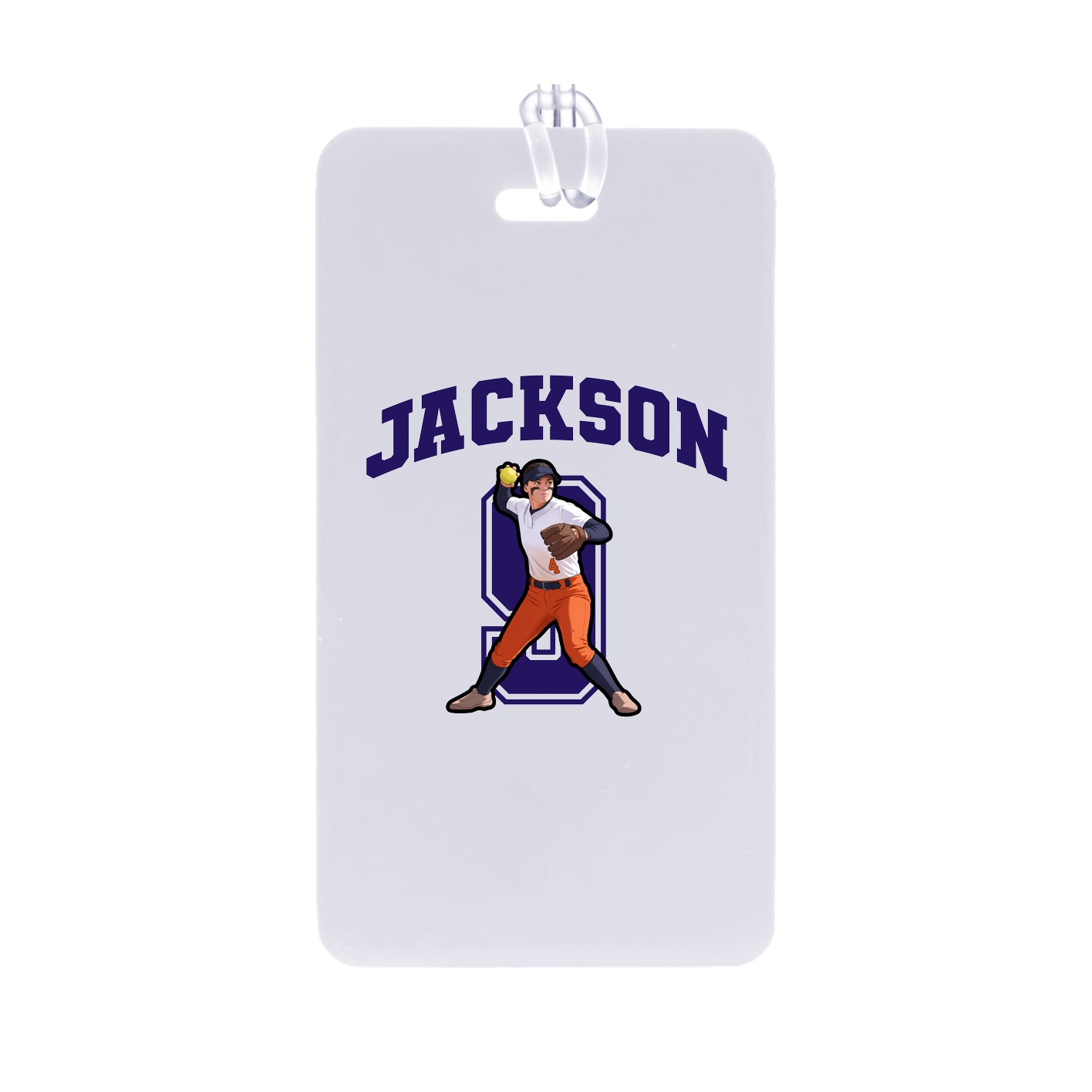 Bag Tag — Number in Classic