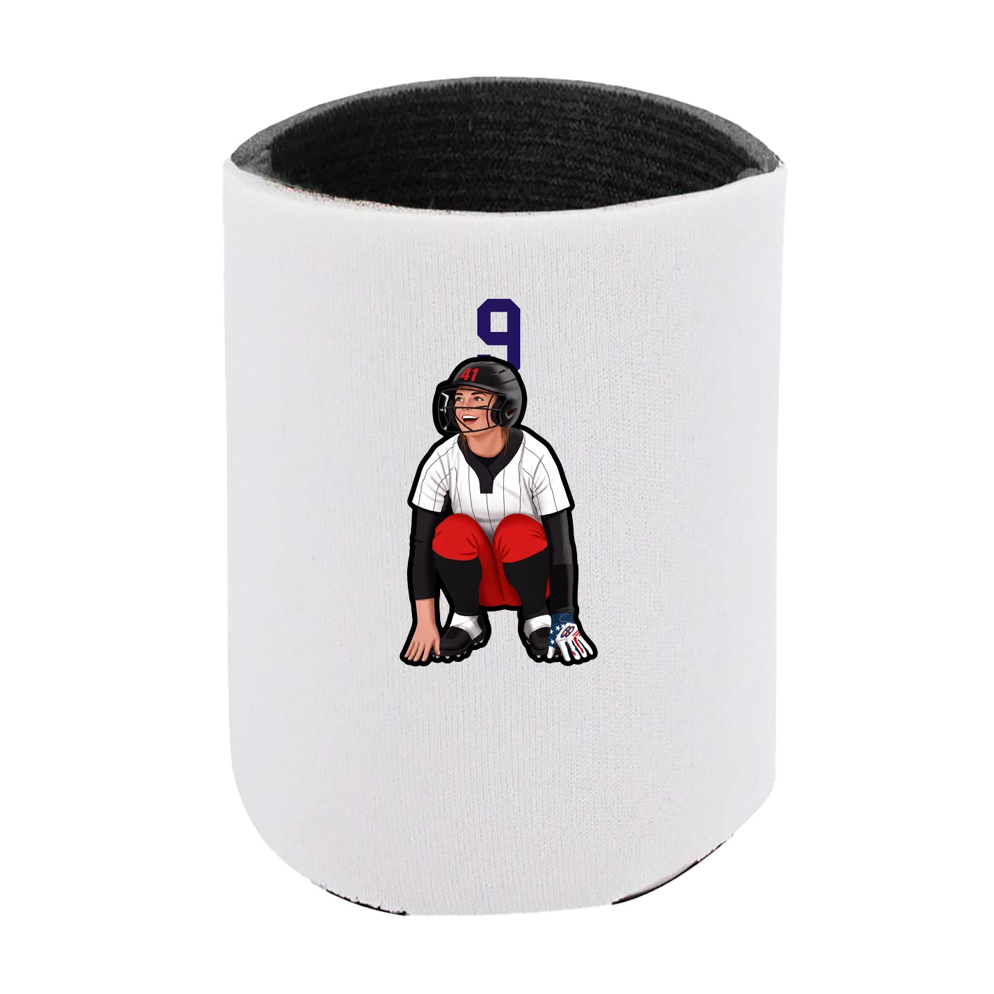 Can Holder — Number Top in White