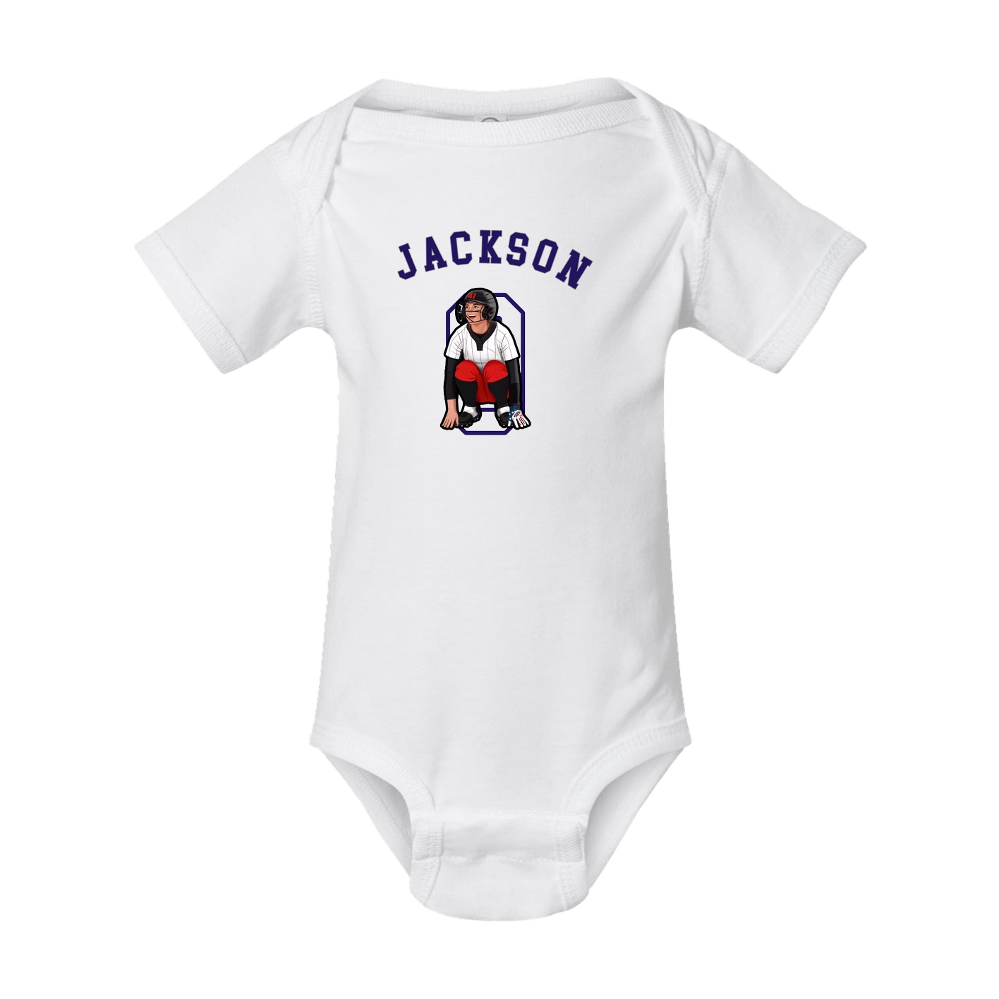 Baby Onesie — Shirsey Arch in White