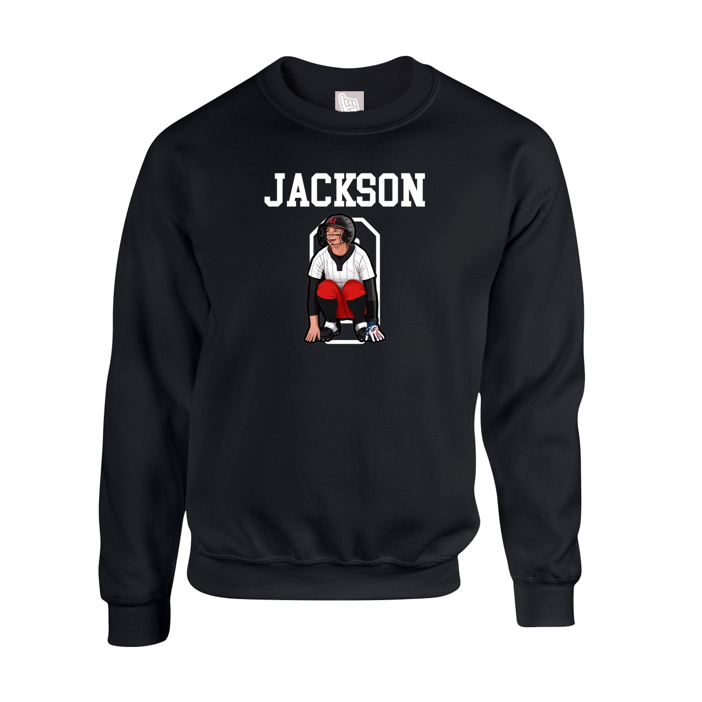 Fleece Crew — Shirsey in Black