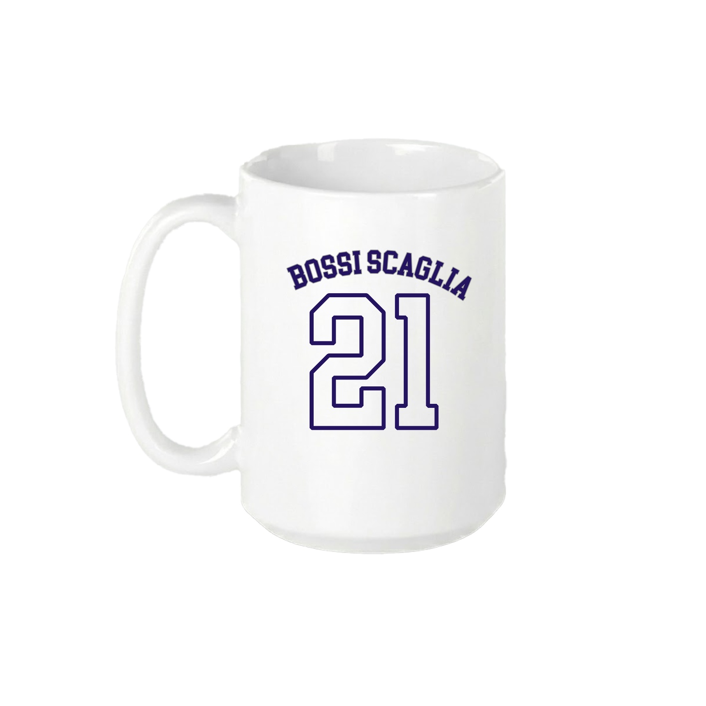 15oz Coffee Mug — Shirsey Arch in White