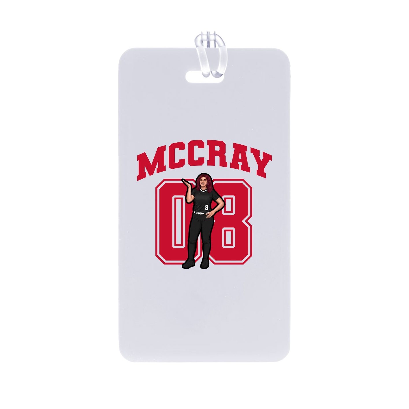Bag Tag — Number in Classic
