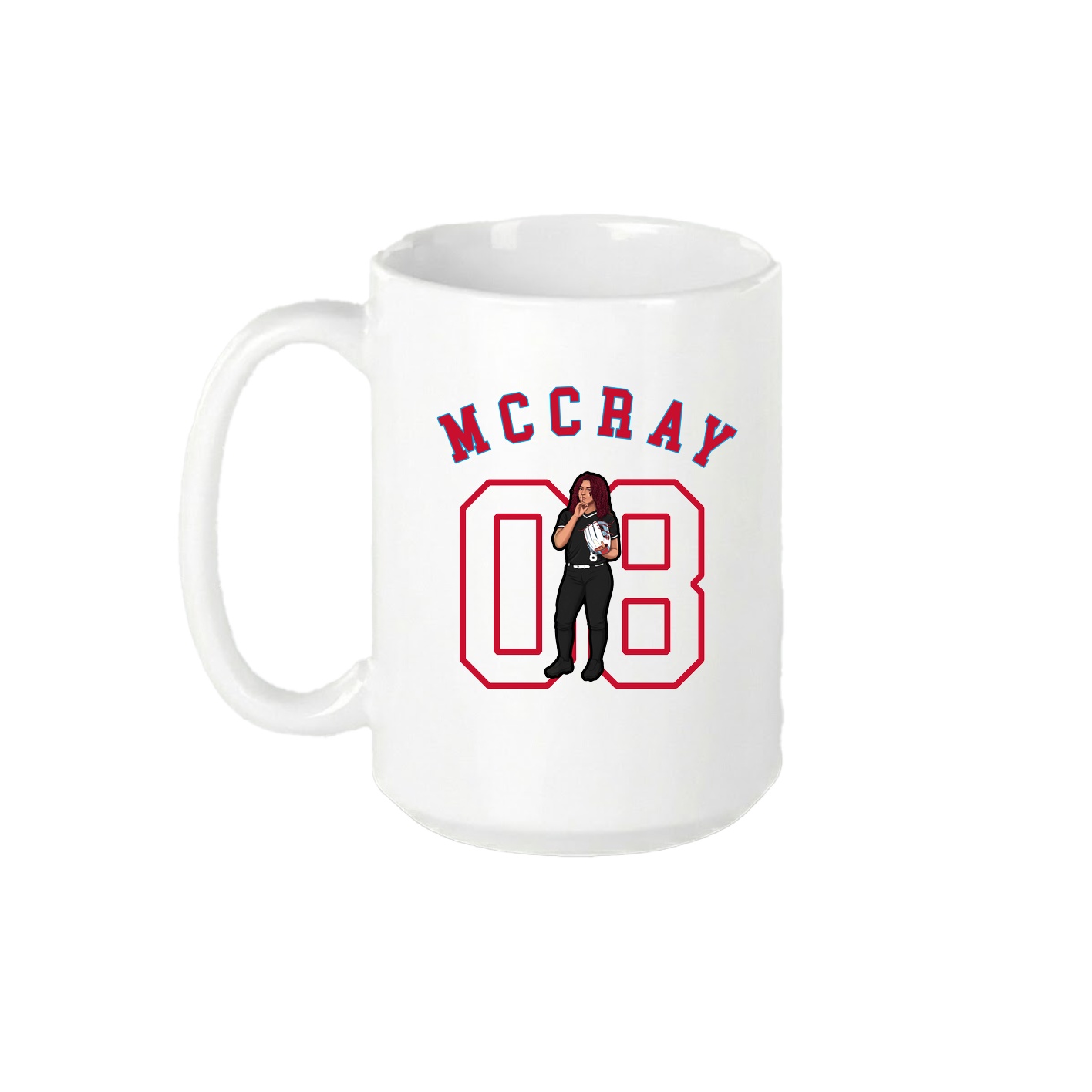 15oz Coffee Mug — Shirsey Arch in White