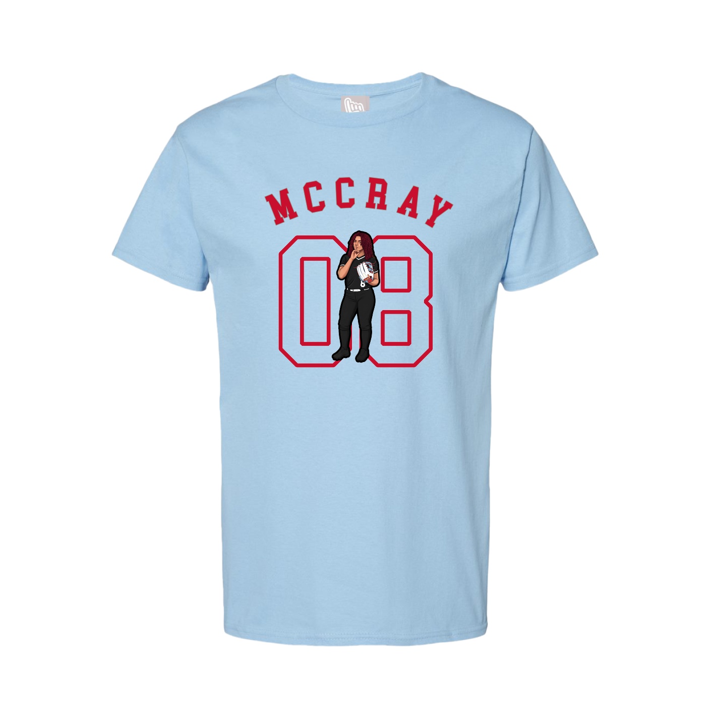 Youth Tee — Shirsey Arch in Light Blue