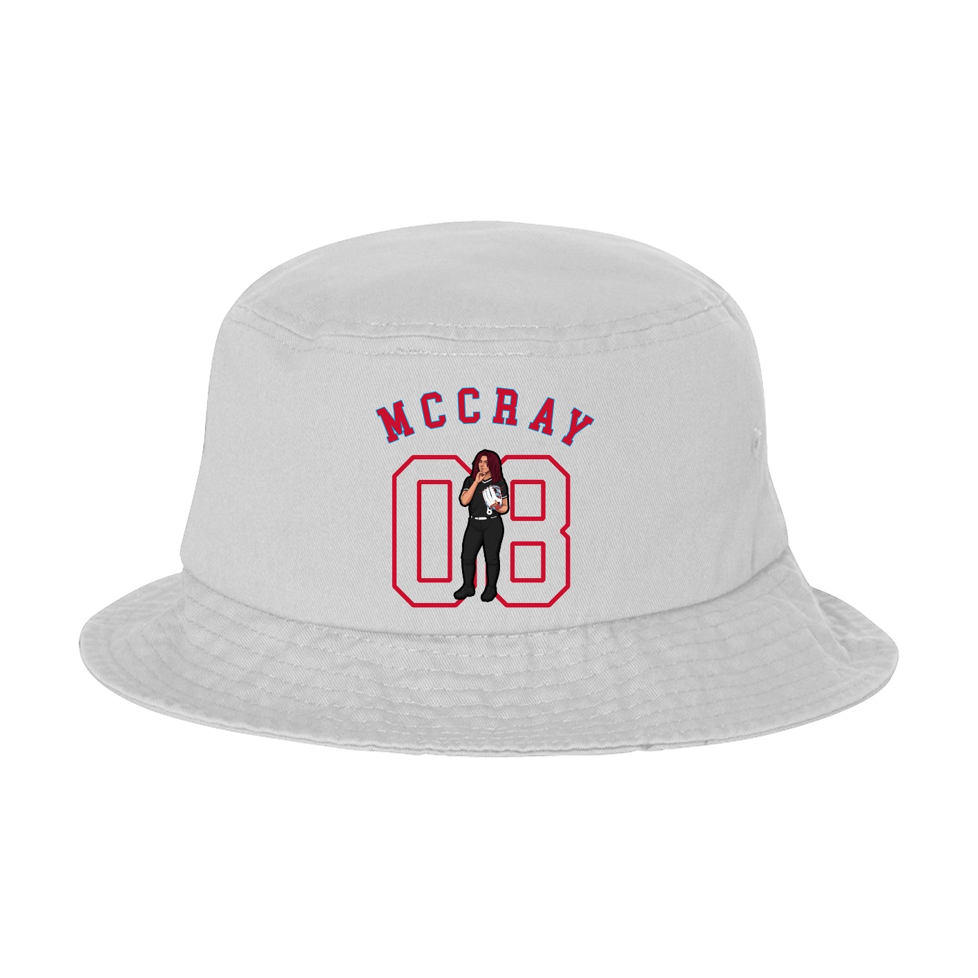 Bucket Cap — Shirsey Arch in White