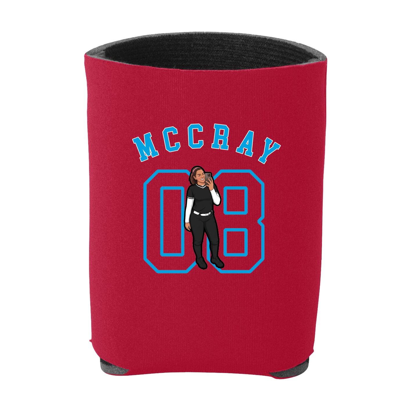 Can Holder — Shirsey Arch in Red