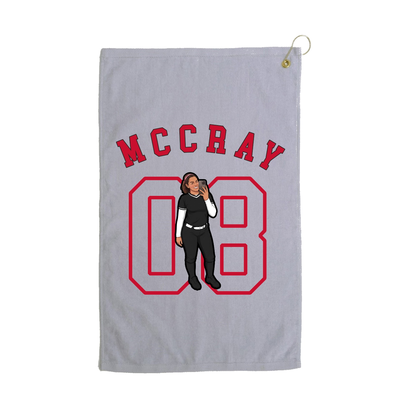 Golf Towel — Shirsey Arch in Grey