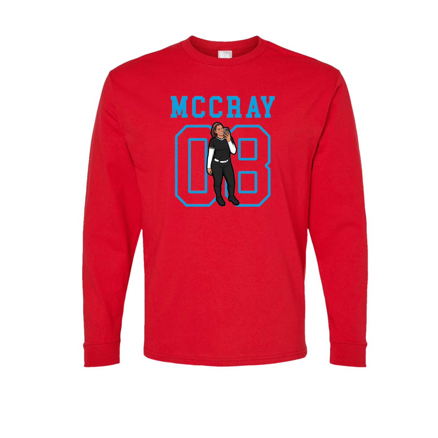 Long Sleeve Tee — Shirsey in Red