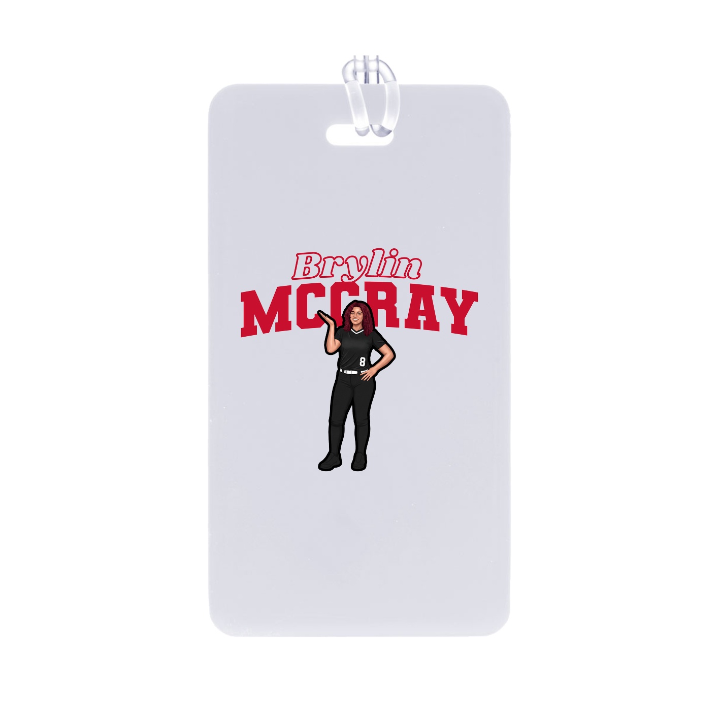 Bag Tag — Name Arch in Classic