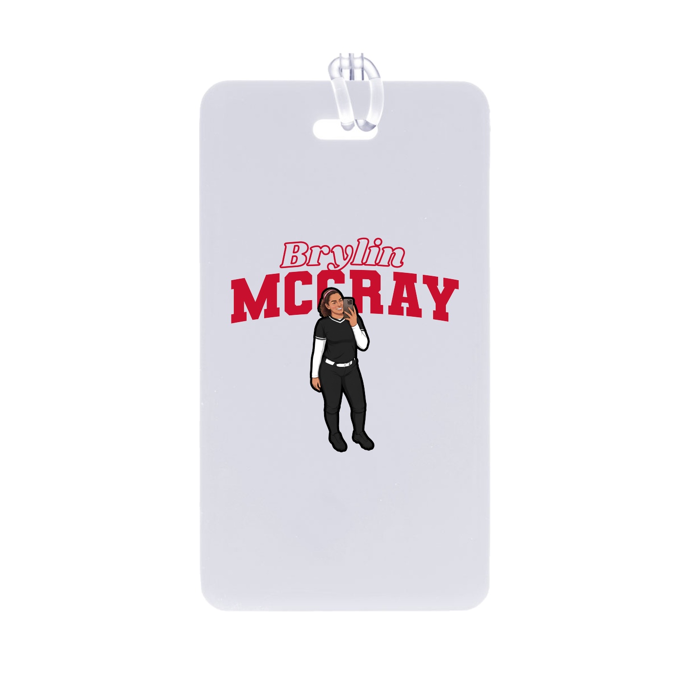 Bag Tag — Name Arch in Classic