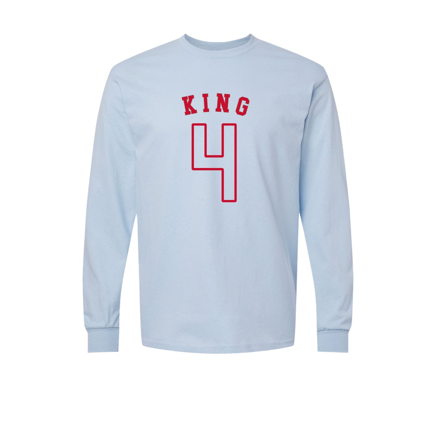 Long Sleeve Tee — Shirsey Arch in Light Blue