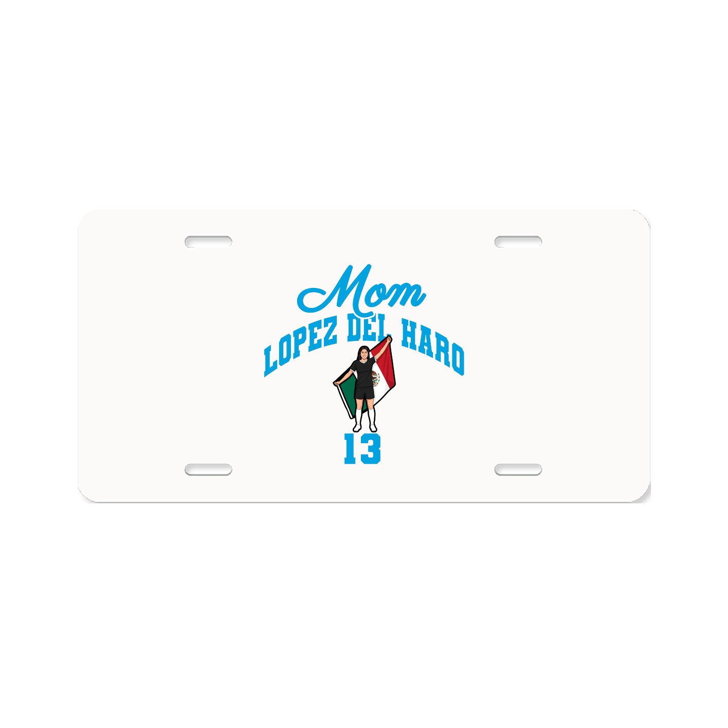 License Plate — Mothers Day Arch in Classic