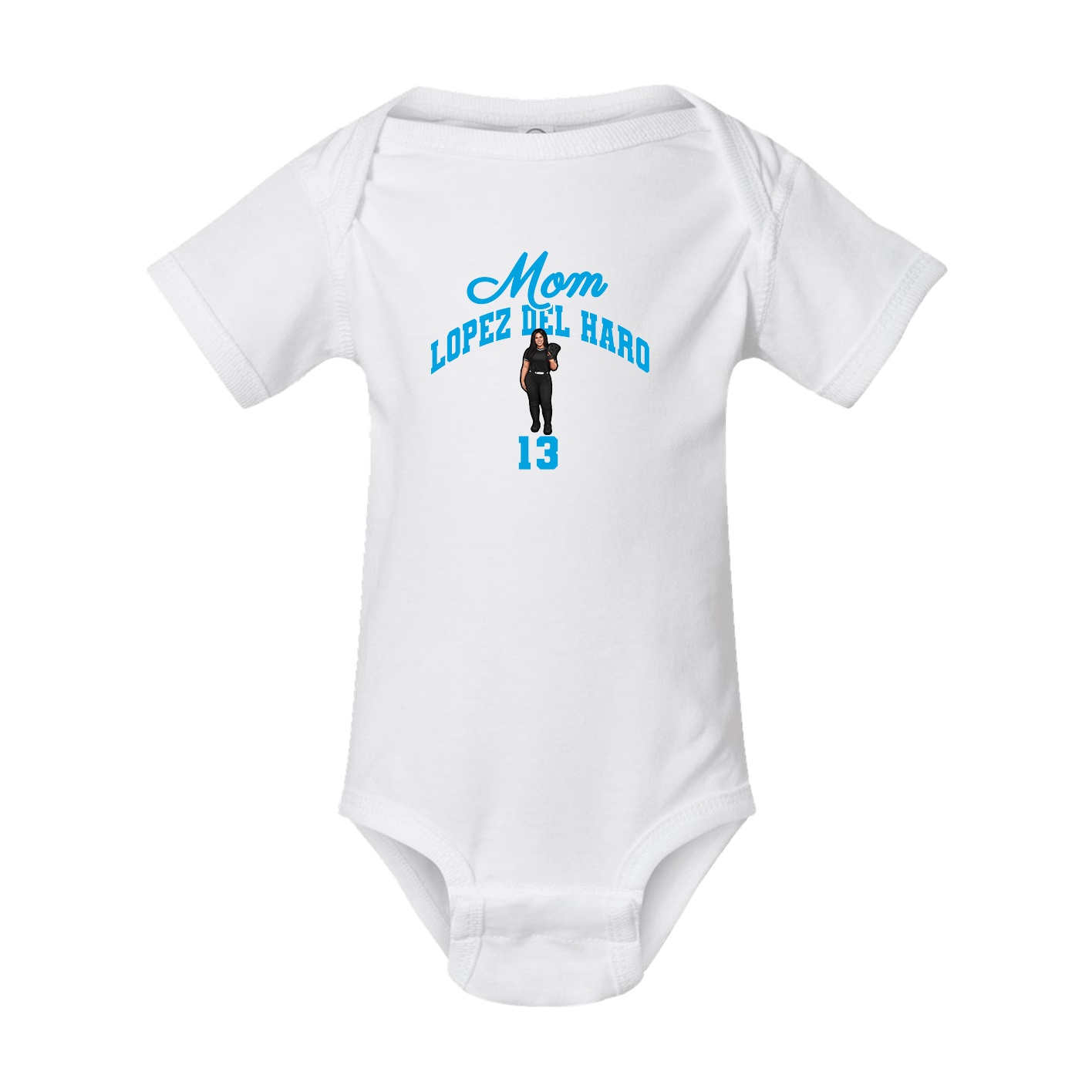 Baby Onesie — Mothers Day Arch in White