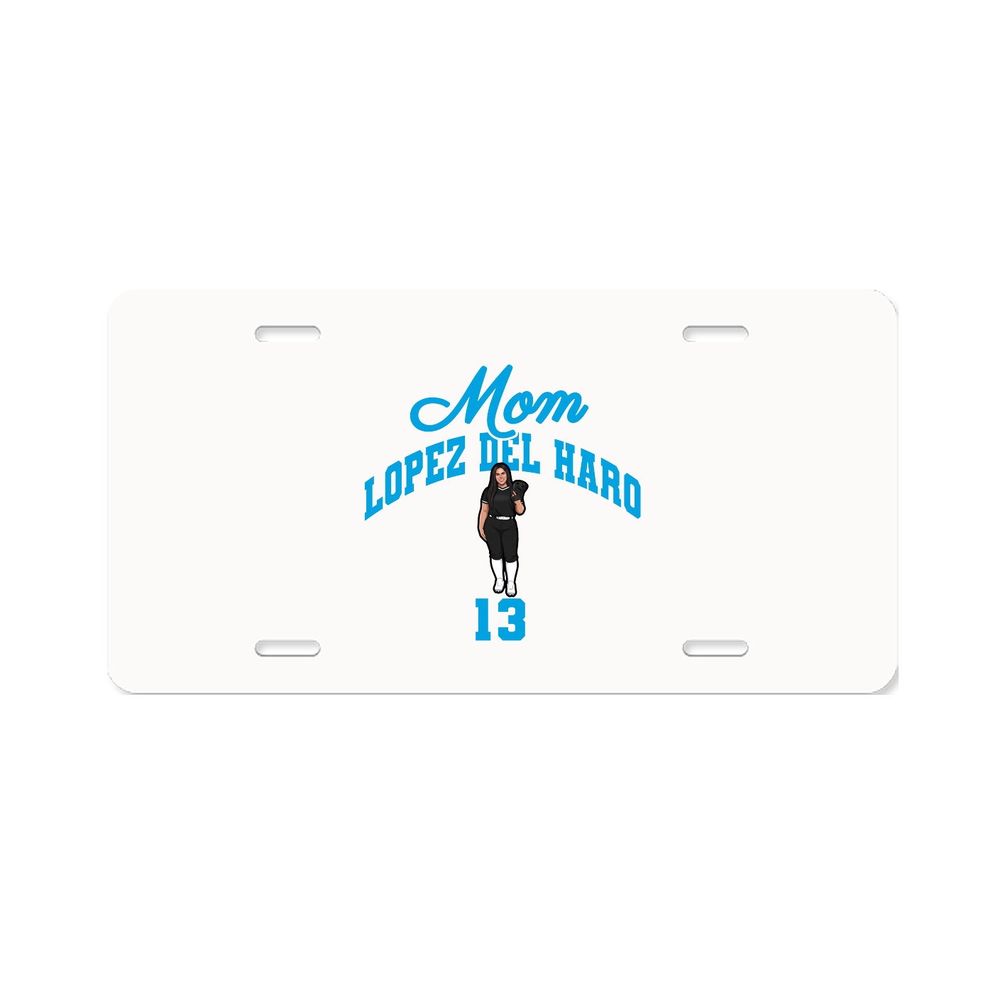 License Plate — Mothers Day Arch in Classic