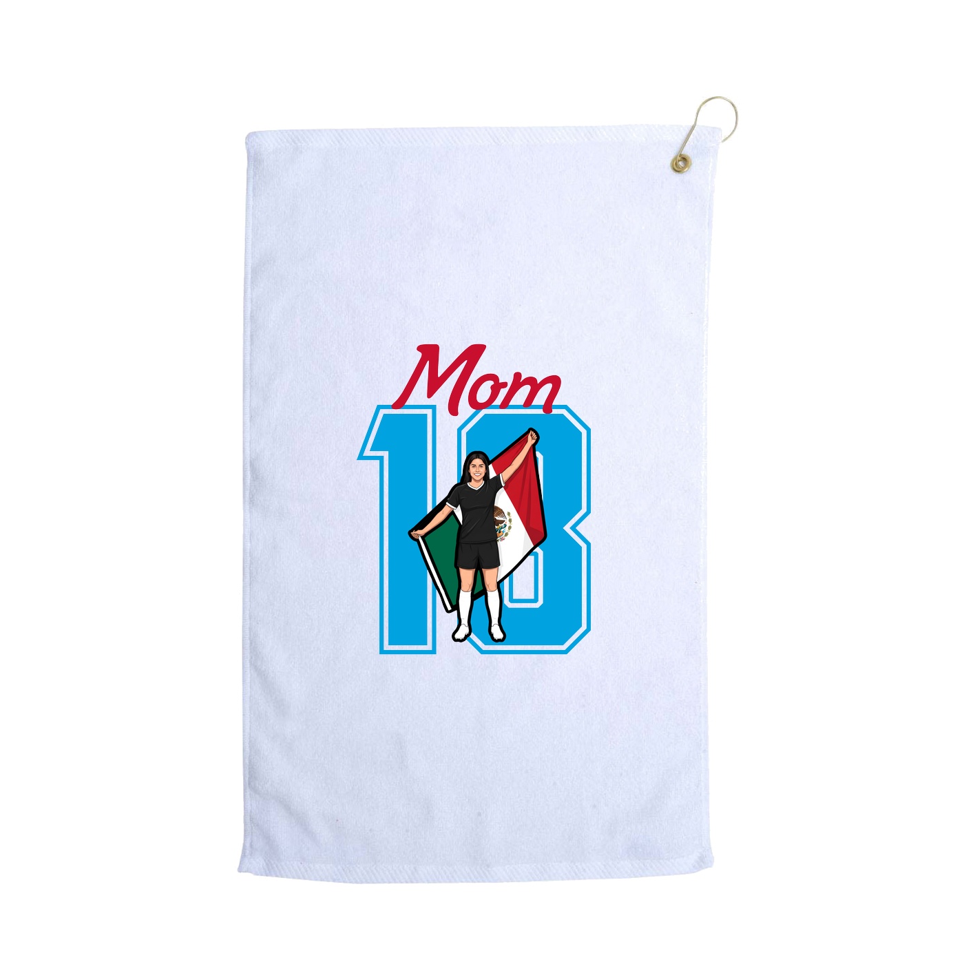 Golf Towel — Mothers Day Shirsey in White