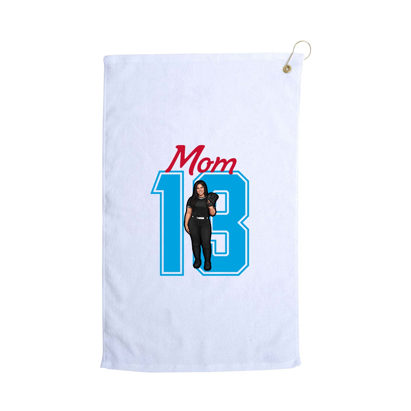 Golf Towel — Mothers Day Shirsey in White