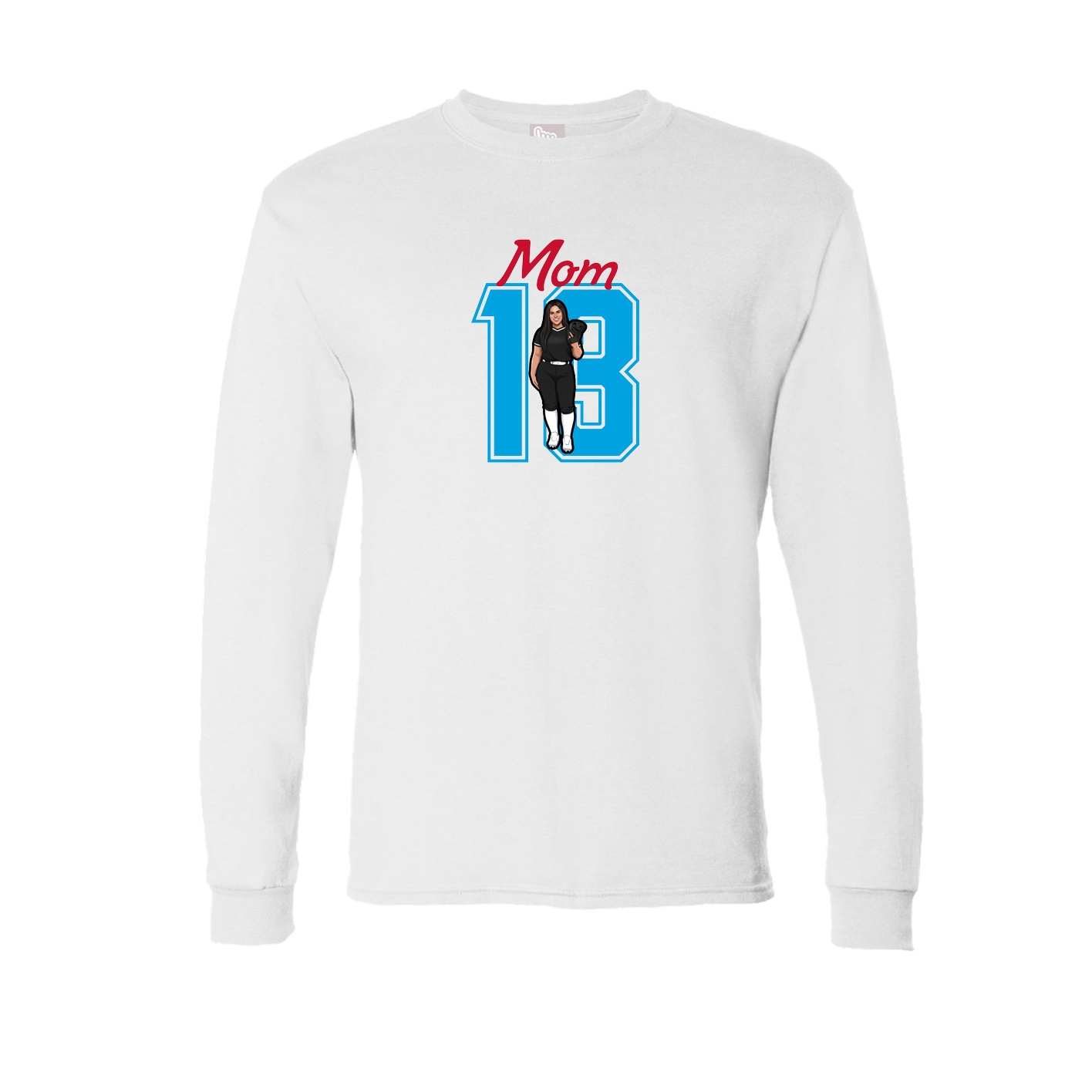 Long Sleeve Tee — Mothers Day Shirsey in White