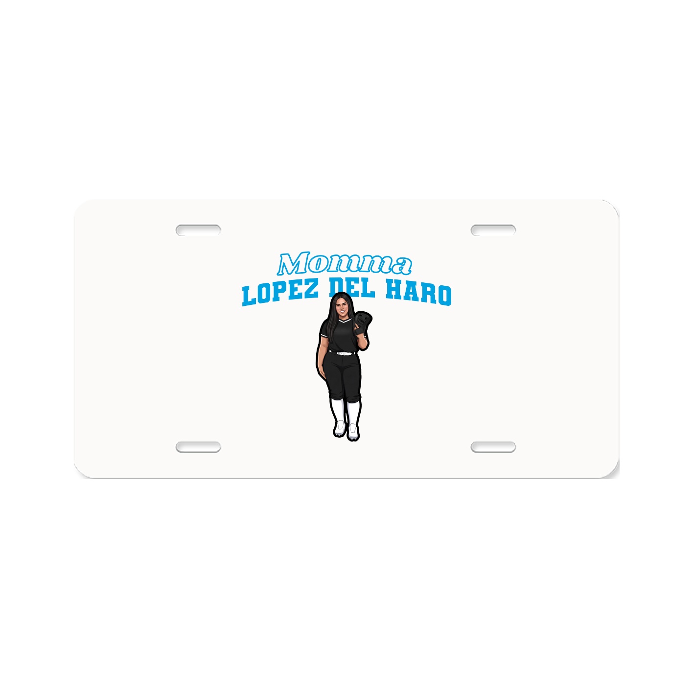 License Plate — Mothers Day Block in Classic