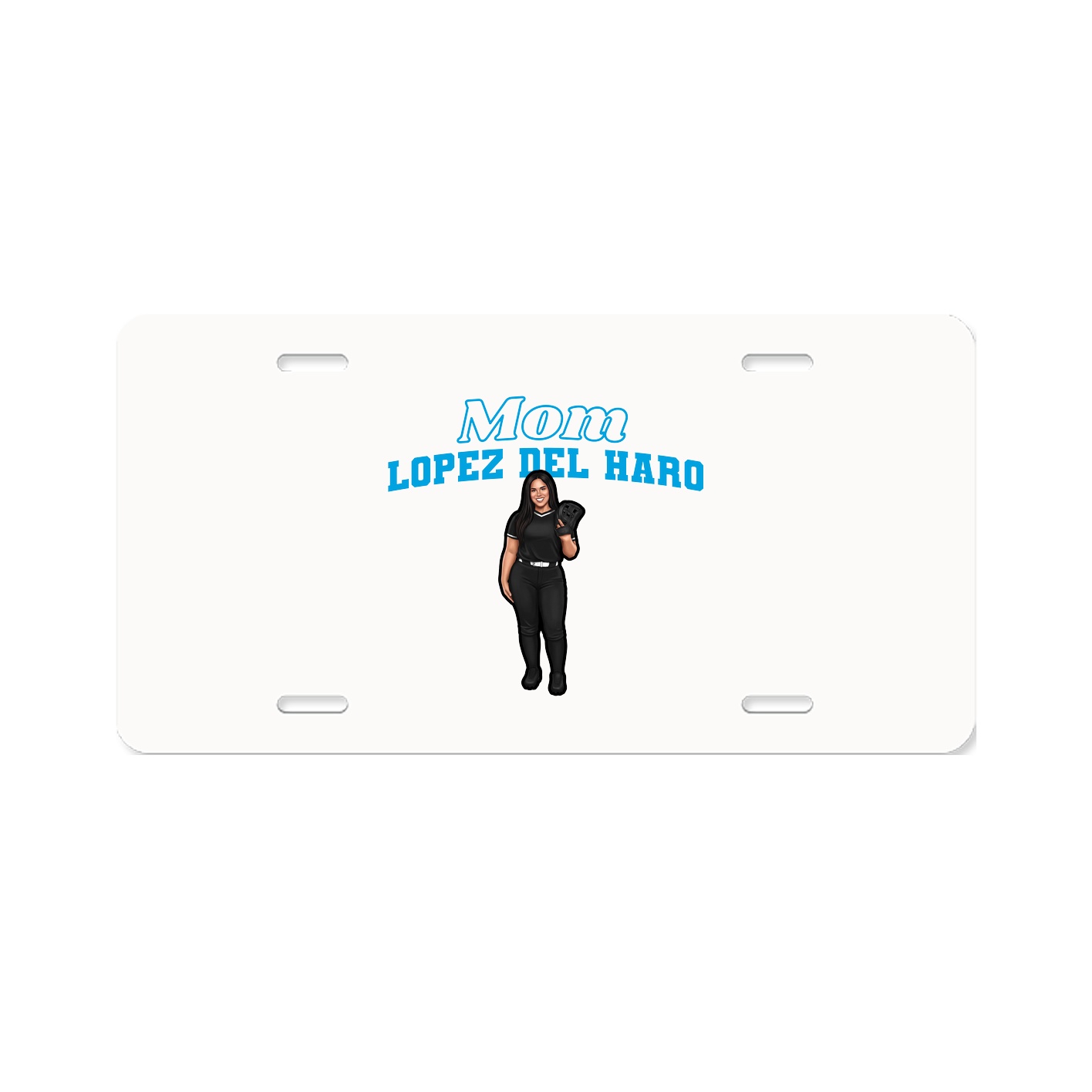 License Plate — Mothers Day Block in Classic