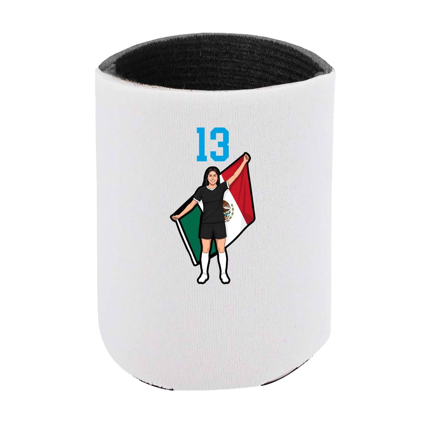 Can Holder — Number Top in White