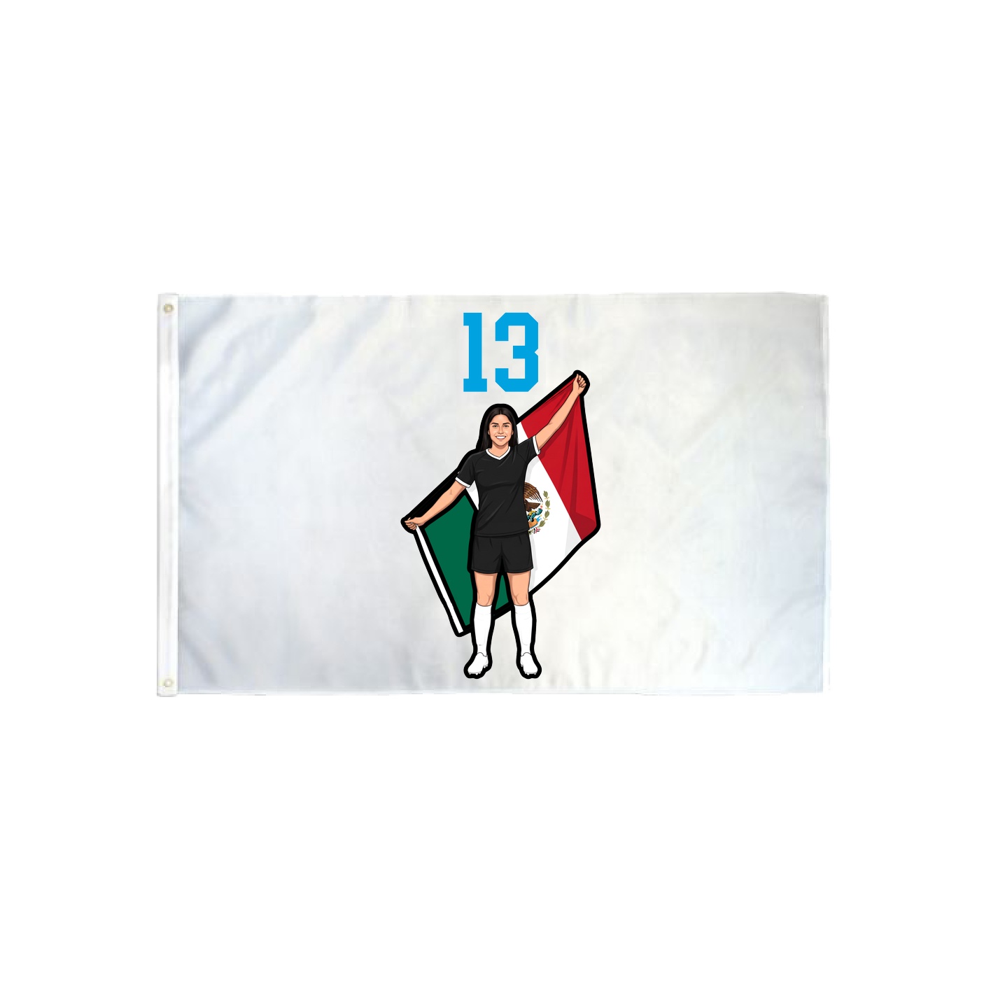 3x5 Flag — Number Top in Classic