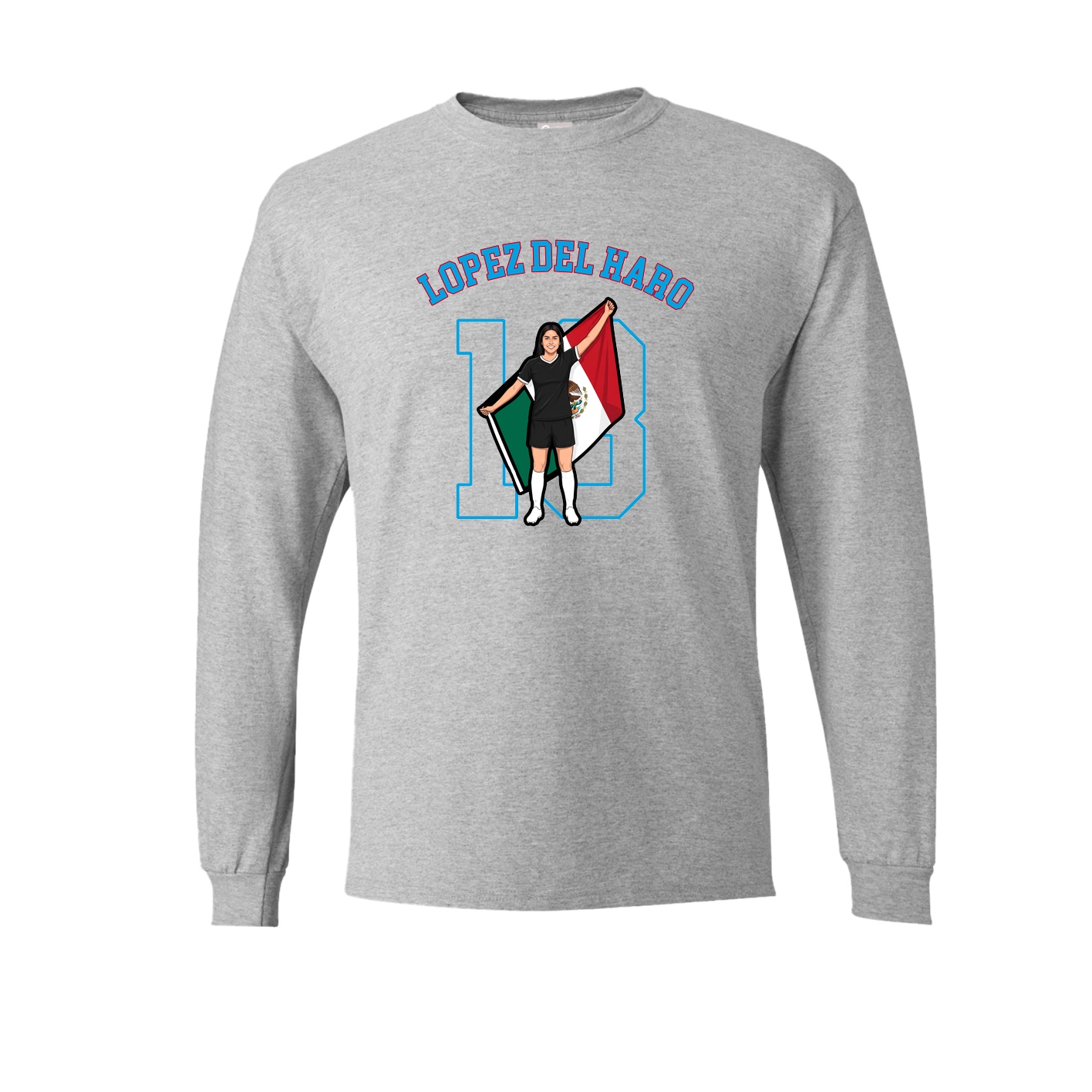 Long Sleeve Tee — Shirsey Arch in Grey