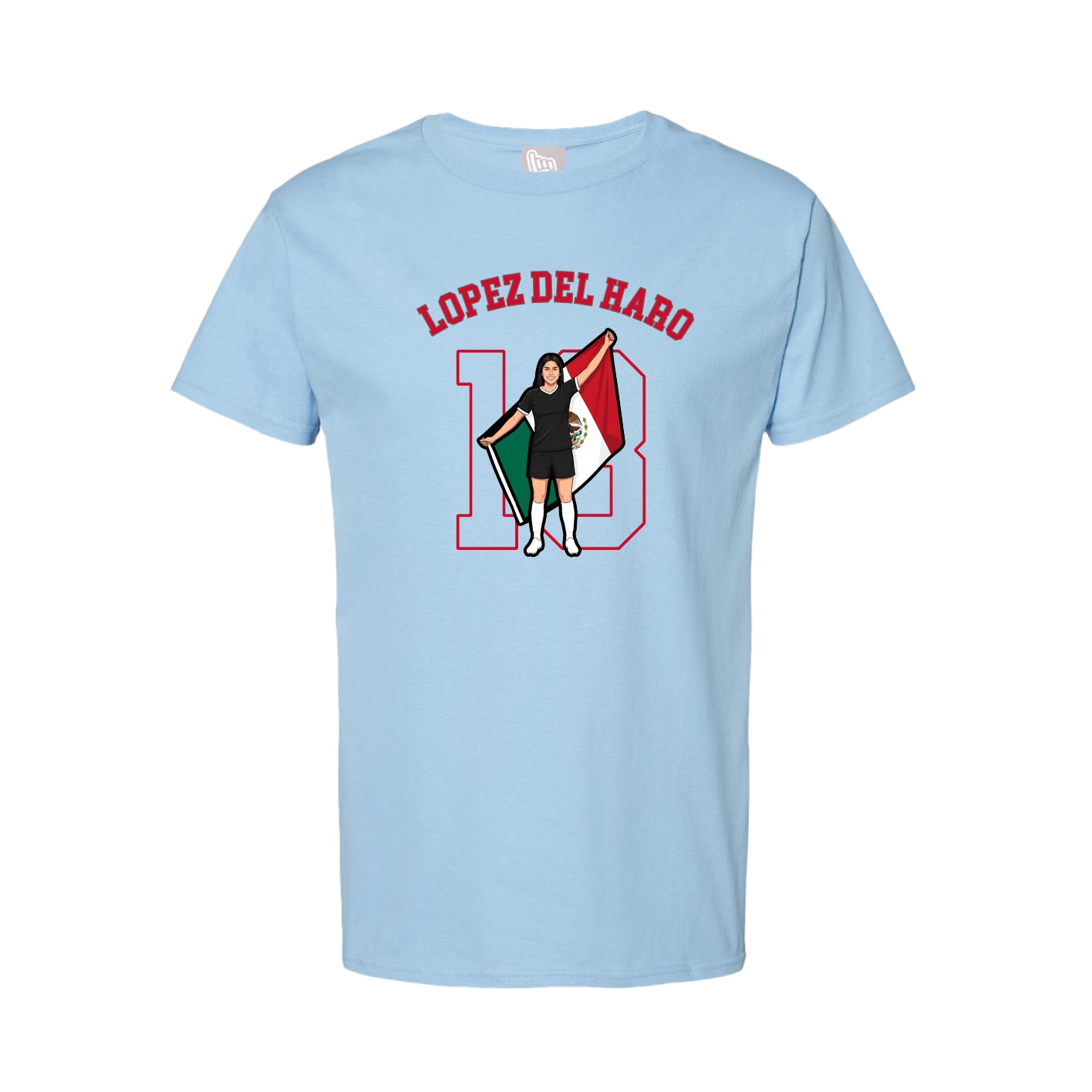 Youth Tee — Shirsey Arch in Light Blue