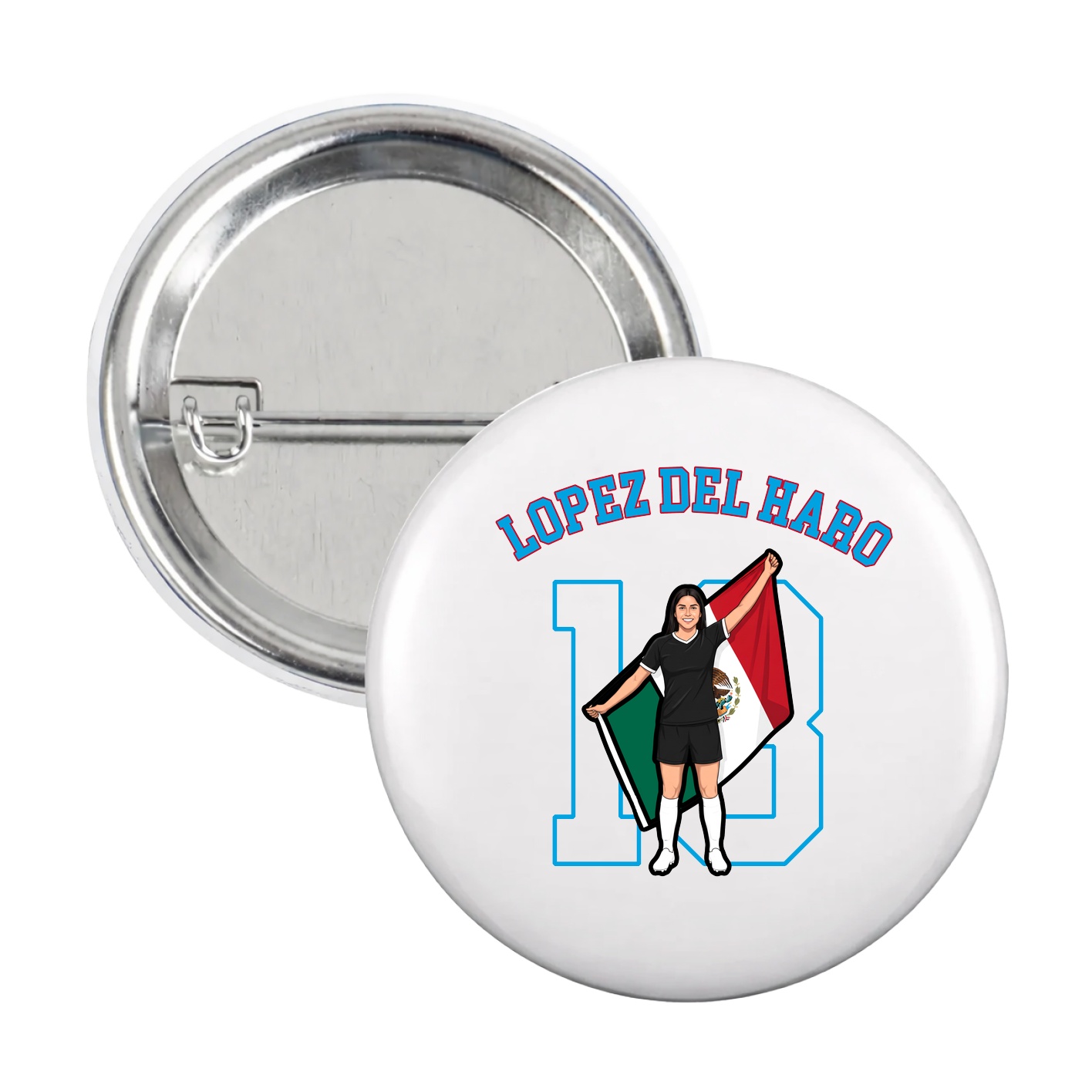 Game Day Button — Shirsey Arch in White