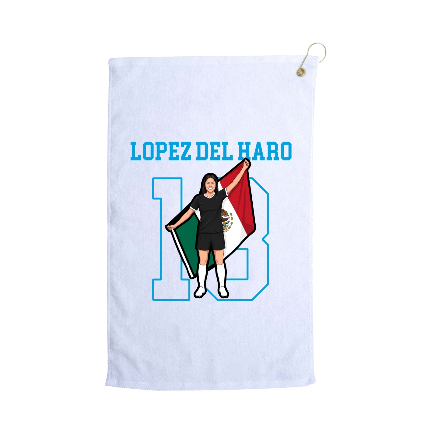 Golf Towel — Shirsey in White