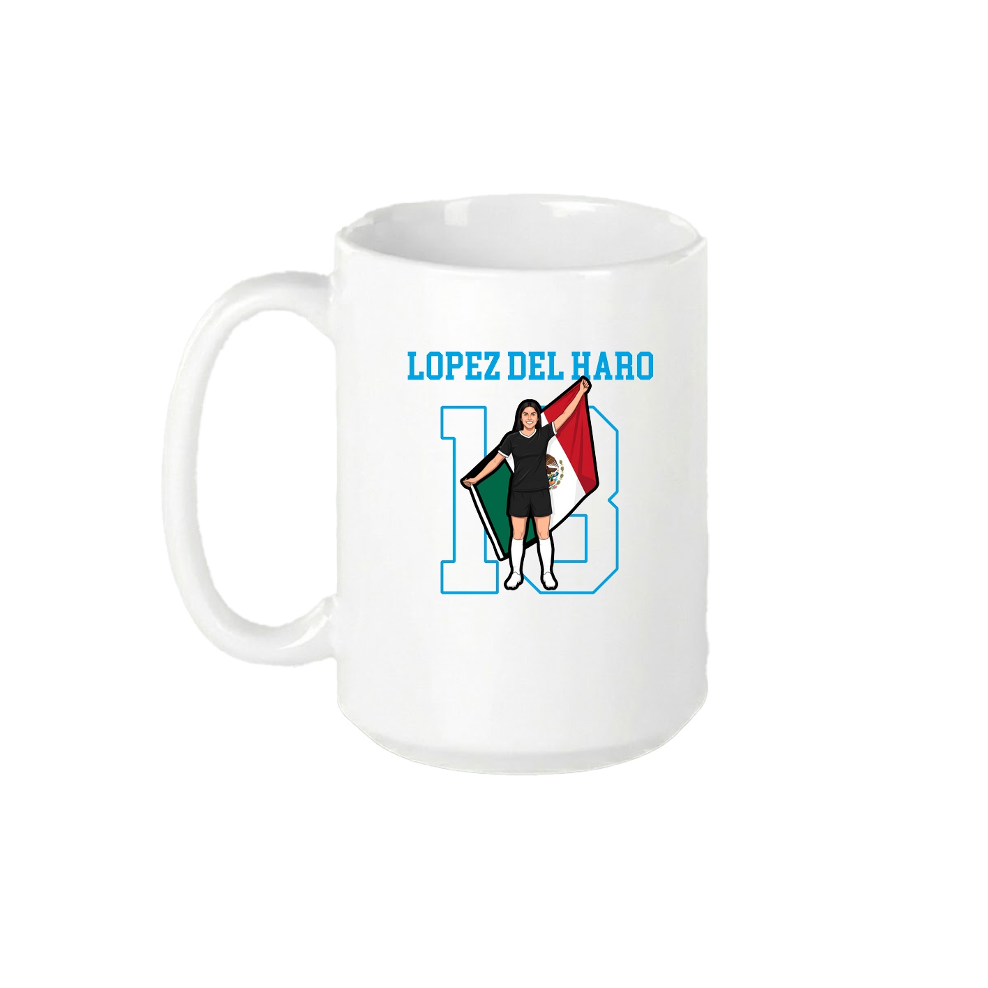 15oz Coffee Mug — Shirsey in White