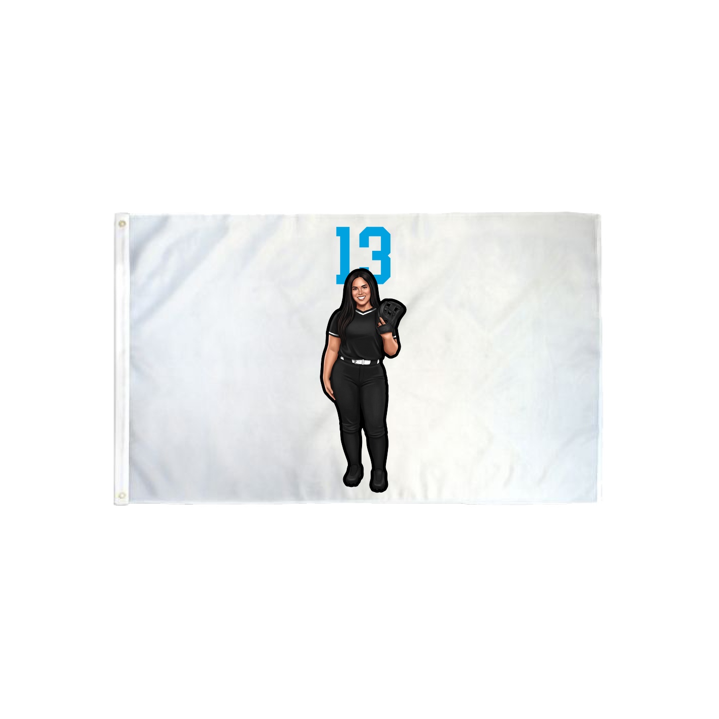 3x5 Flag — Number Top in Classic