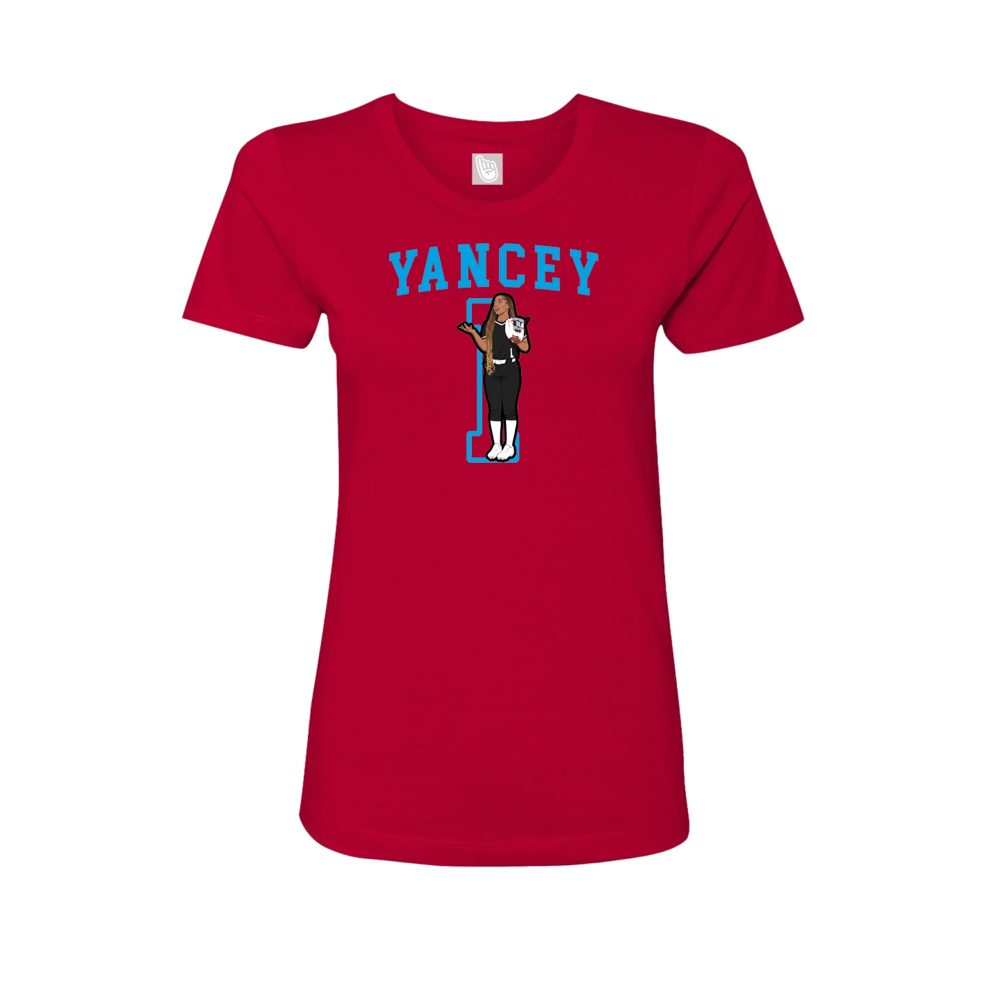 Fitted Women's Tee — Shirsey in Red