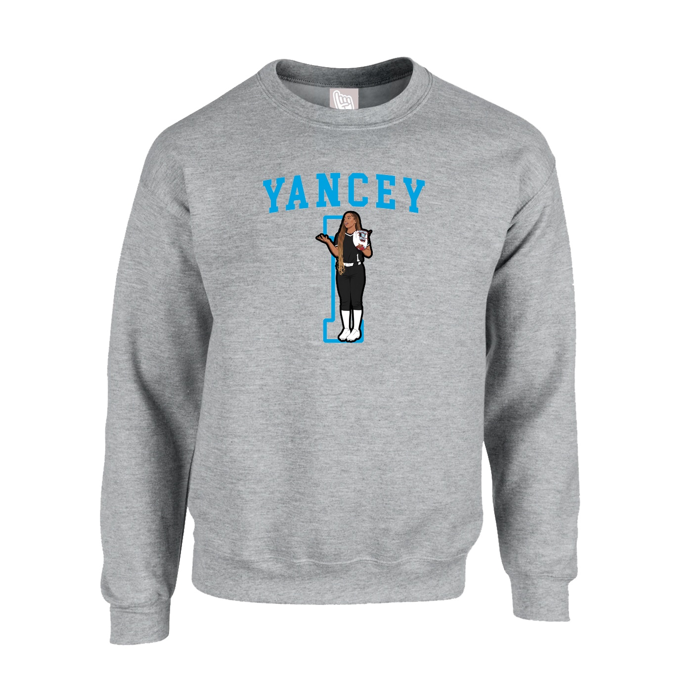 Fleece Crew — Shirsey in Grey