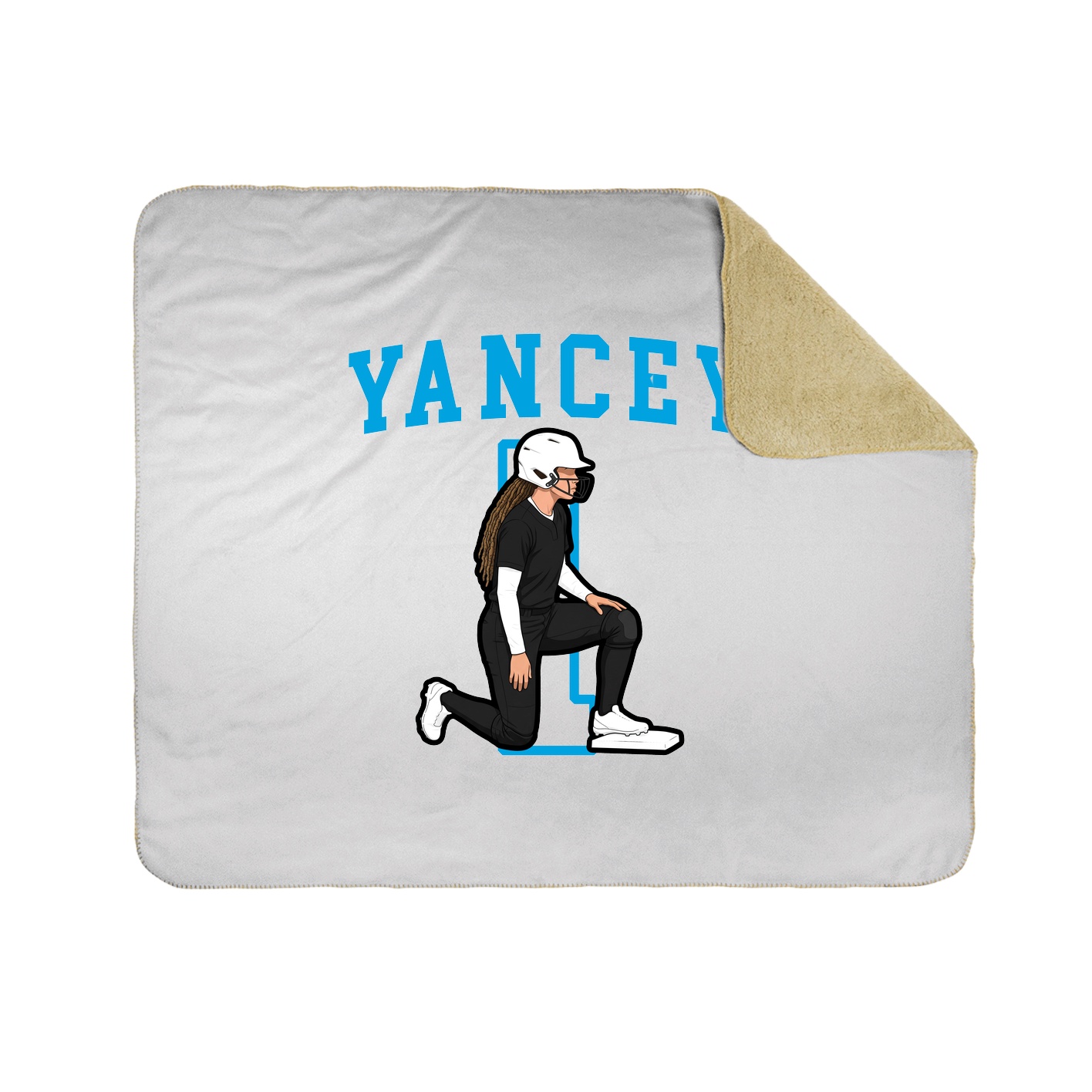 Throw Blanket — Shirsey in White