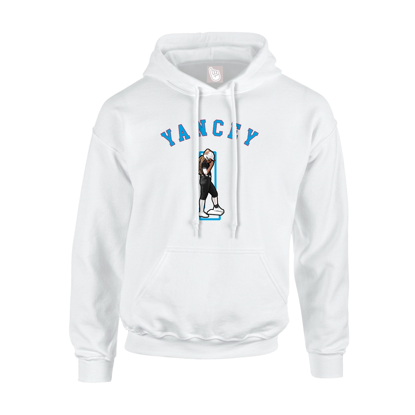 Youth Hoodie — Shirsey Arch in White