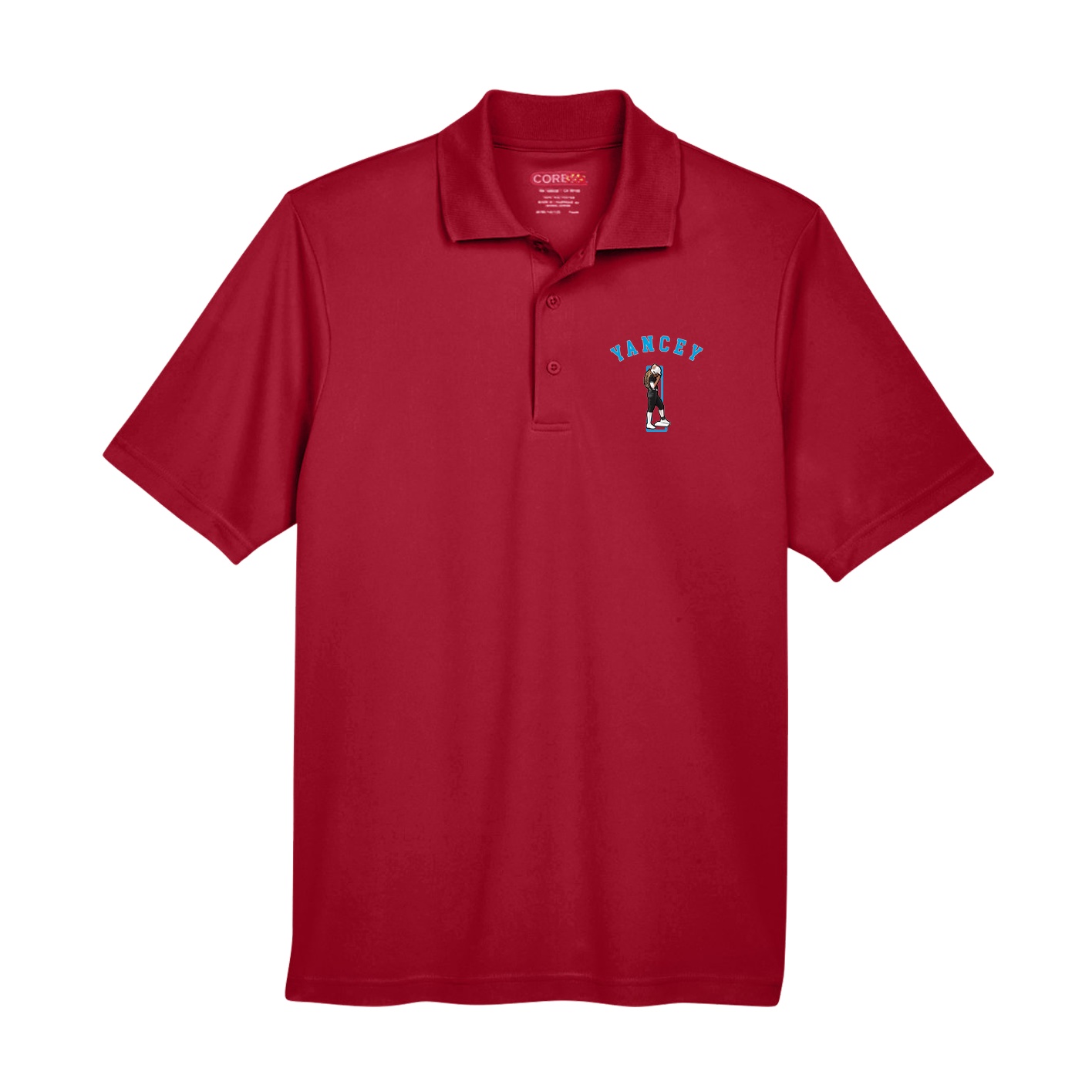 Performance Polo — Shirsey Arch in Red