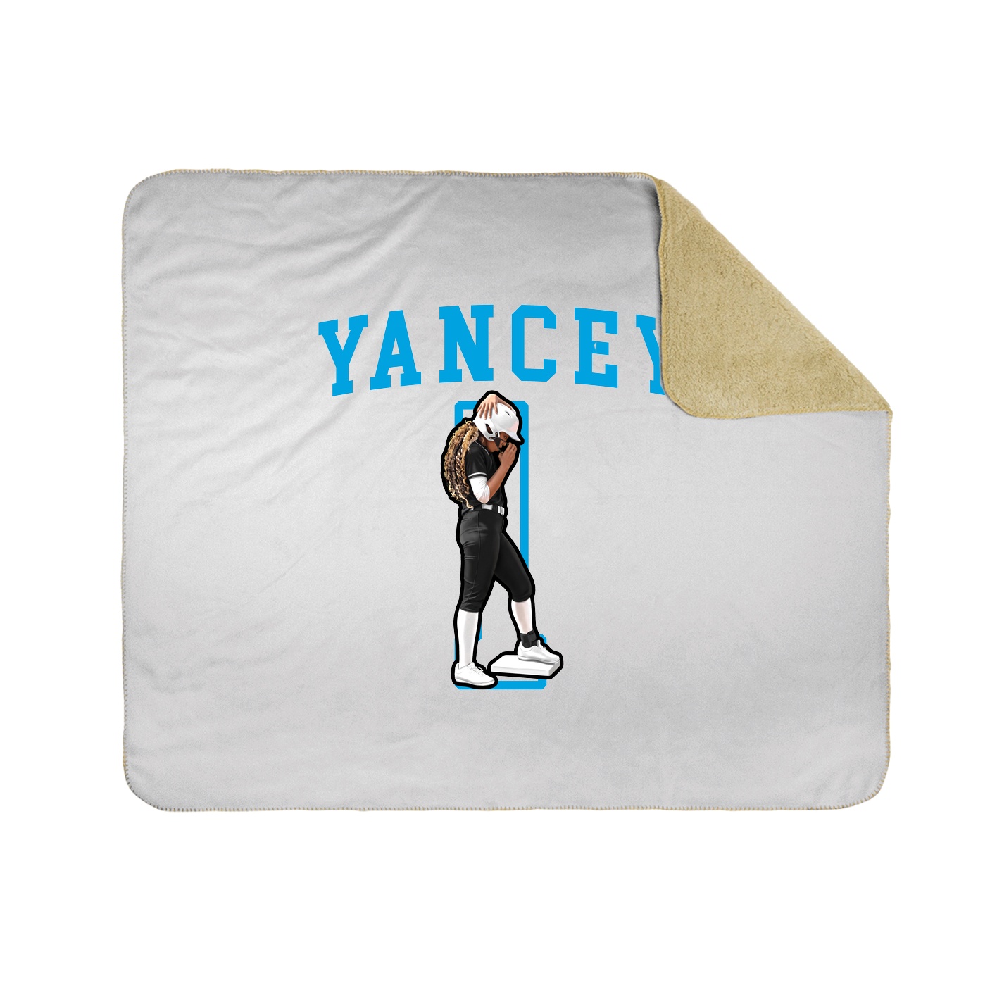Throw Blanket — Shirsey in White