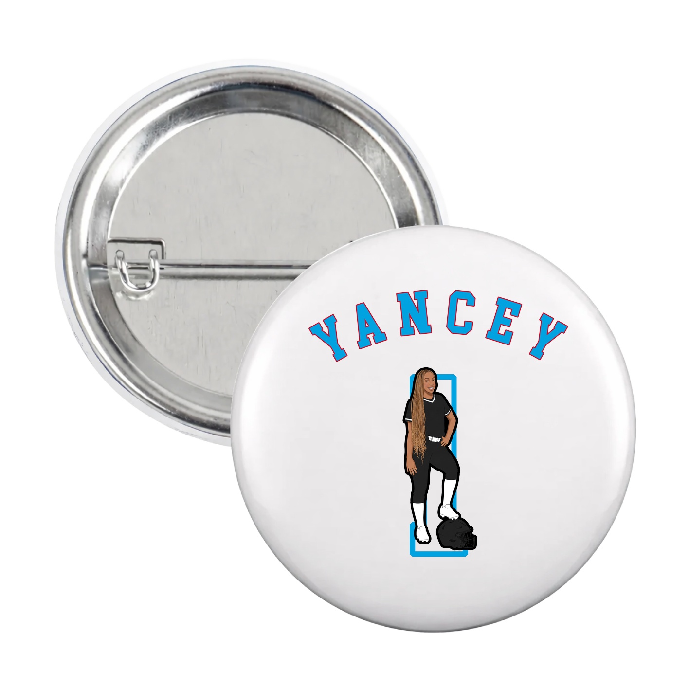Game Day Button — Shirsey Arch in White