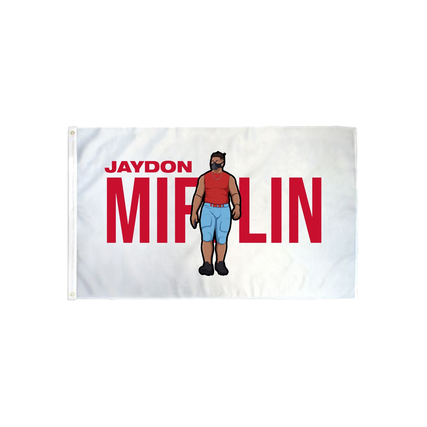 3x5 Flag — Player Name in Classic