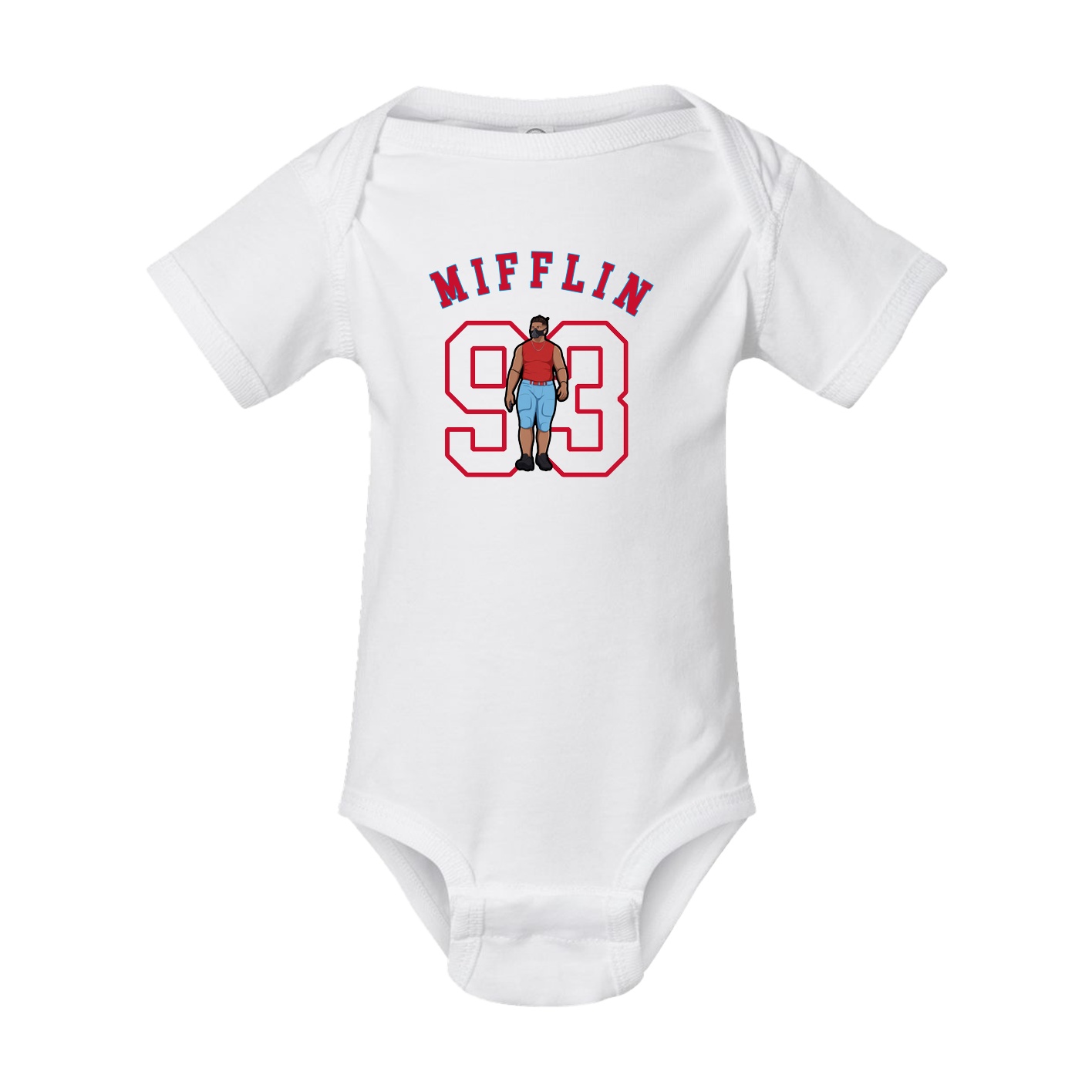 Baby Onesie — Shirsey Arch in White