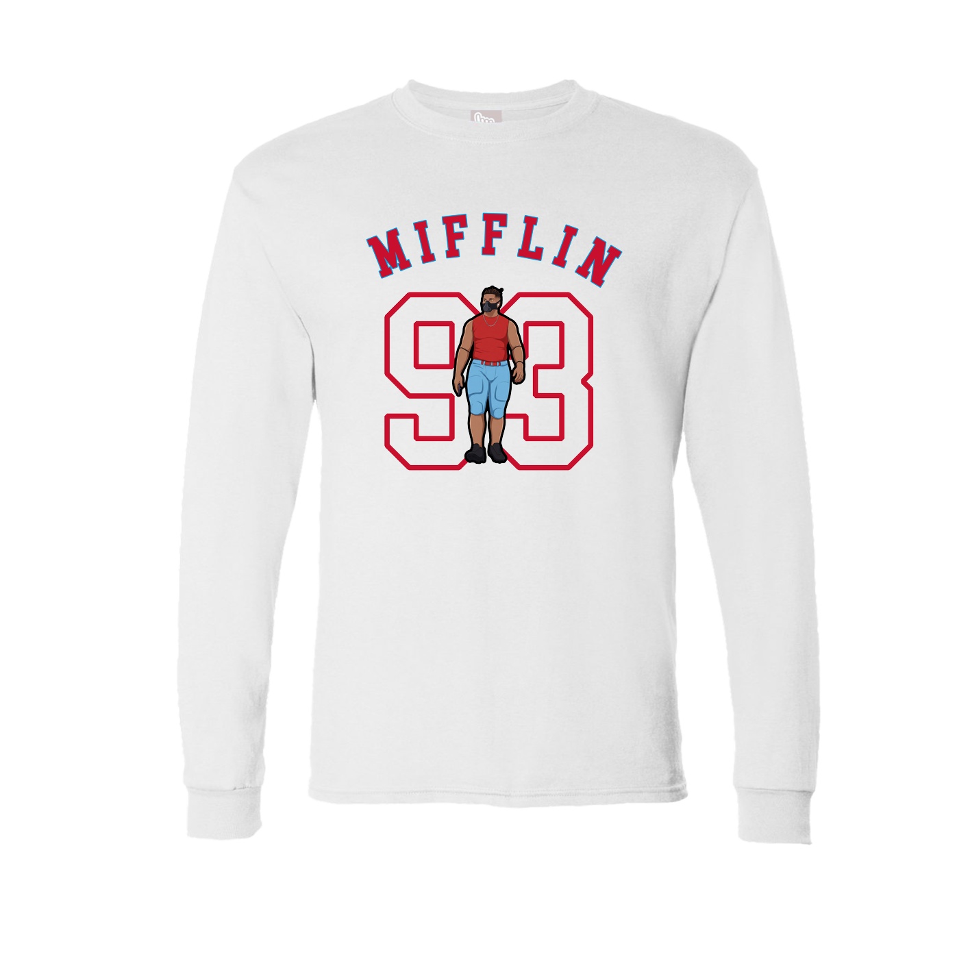 Long Sleeve Tee — Shirsey Arch in White